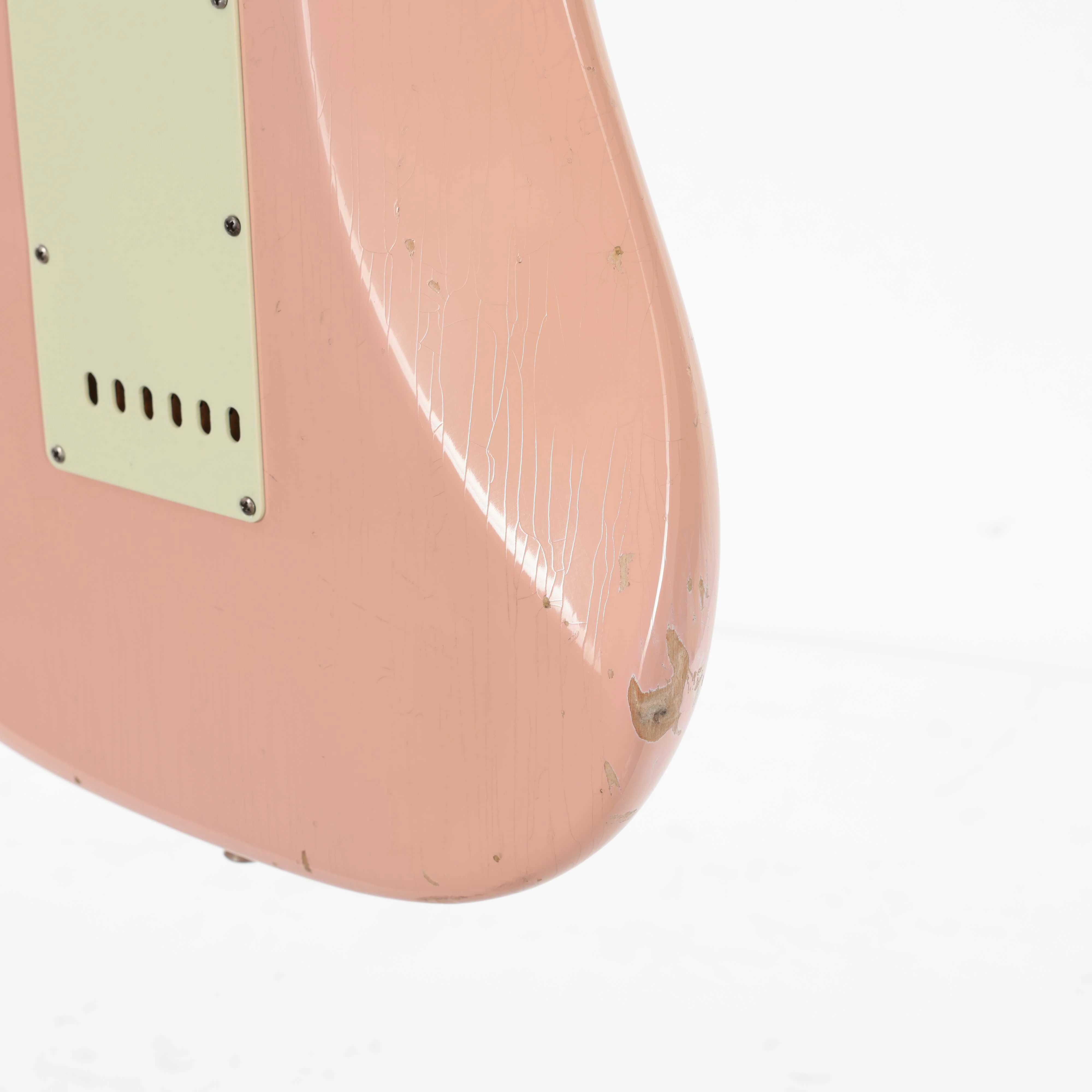 Second Hand Fender Custom Shop Strat Relic HSS In Shell Pink 024 - SH-131-0024 (17).jpg