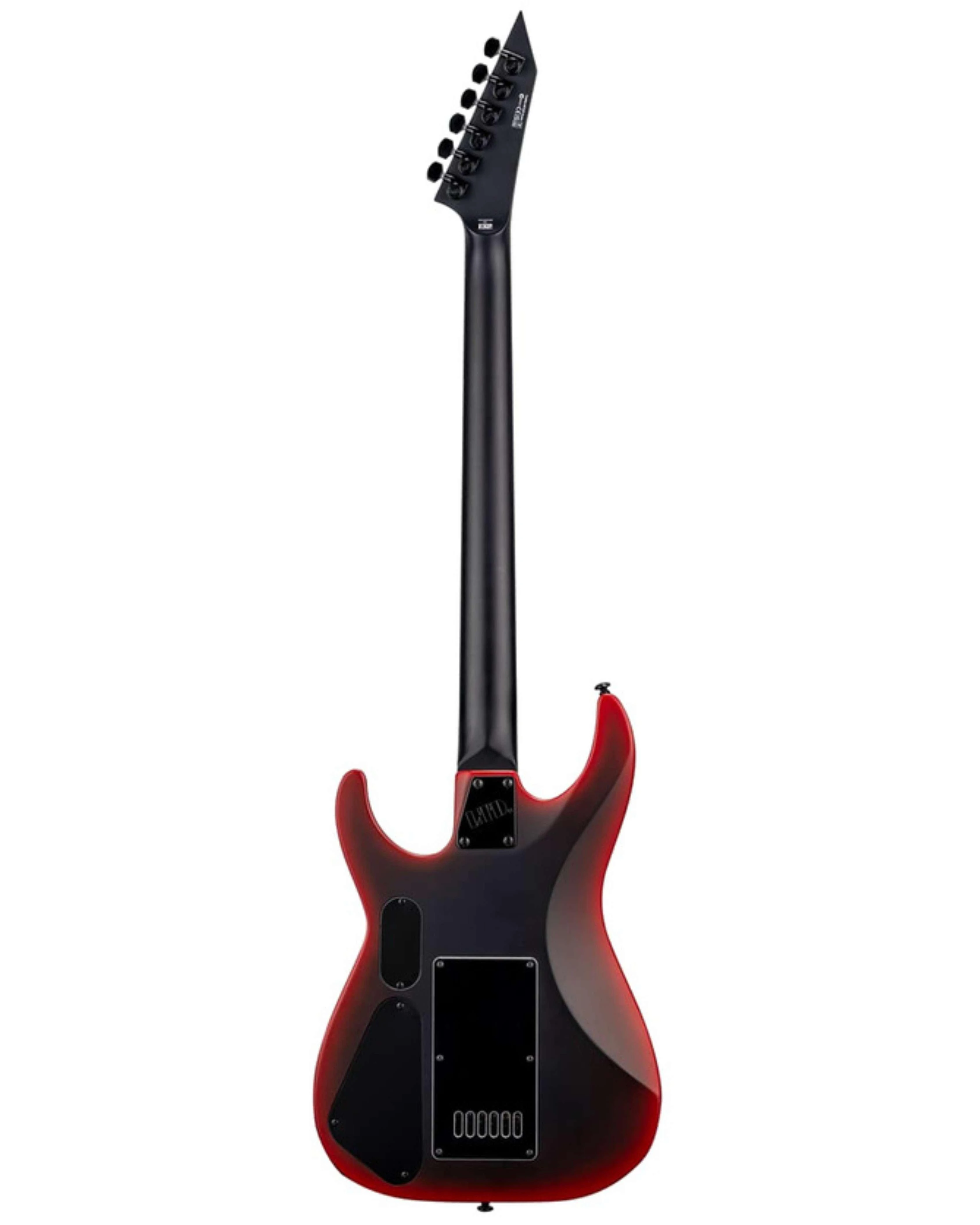 ESP LTD M-6 Baritone ET Black Metal II Electric Guitar in Black Redburst Satin - 10024387-2.jpg