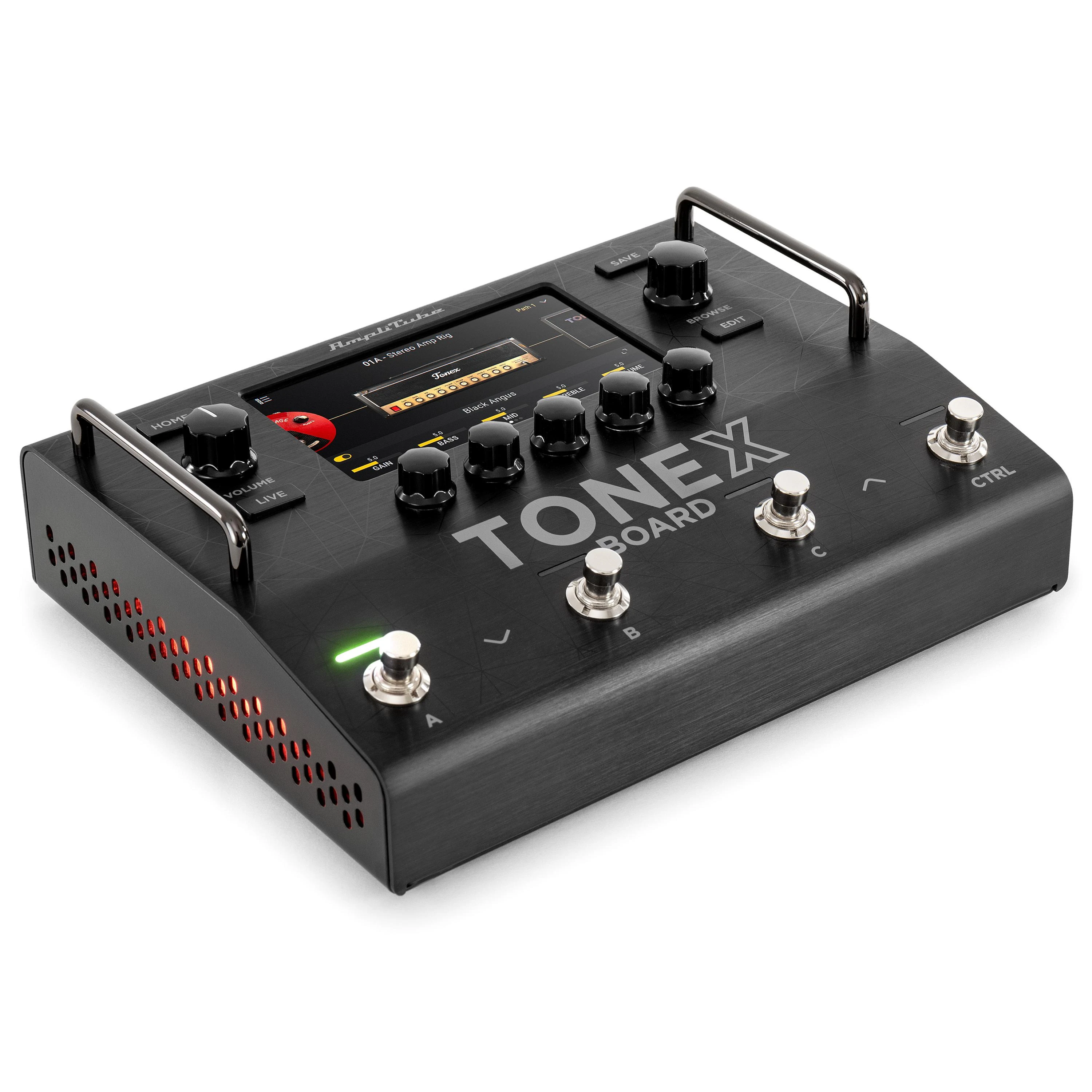 IK Multimedia TONEX Board Guitar & Bass Processor - TONEX-BOARD-Front-Angle.jpg