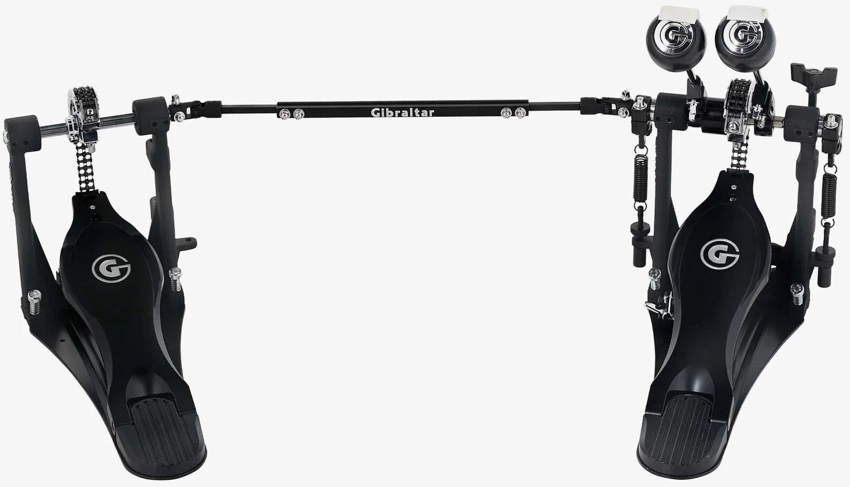Gibraltar 9000 Series Single Bass Drum Pedal - 9811SGD-DB-Gibraltar_9000_Double_Stealth_Front.jpg