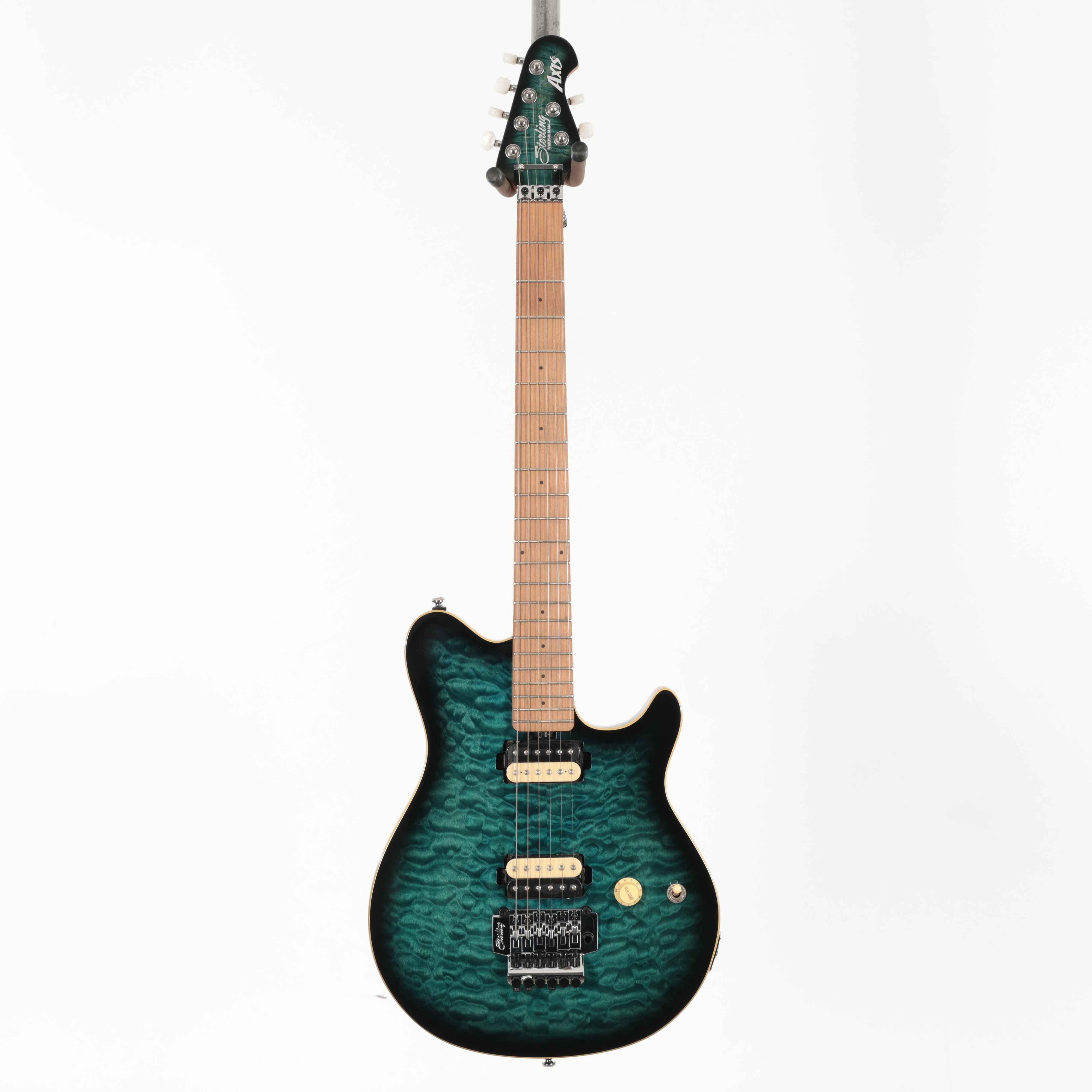 B Stock : Sterling by Music Man AX50 Axis Electric Guitar in Yucatan Blue - 001 - B-STAX50QMY-0001 (3).jpg