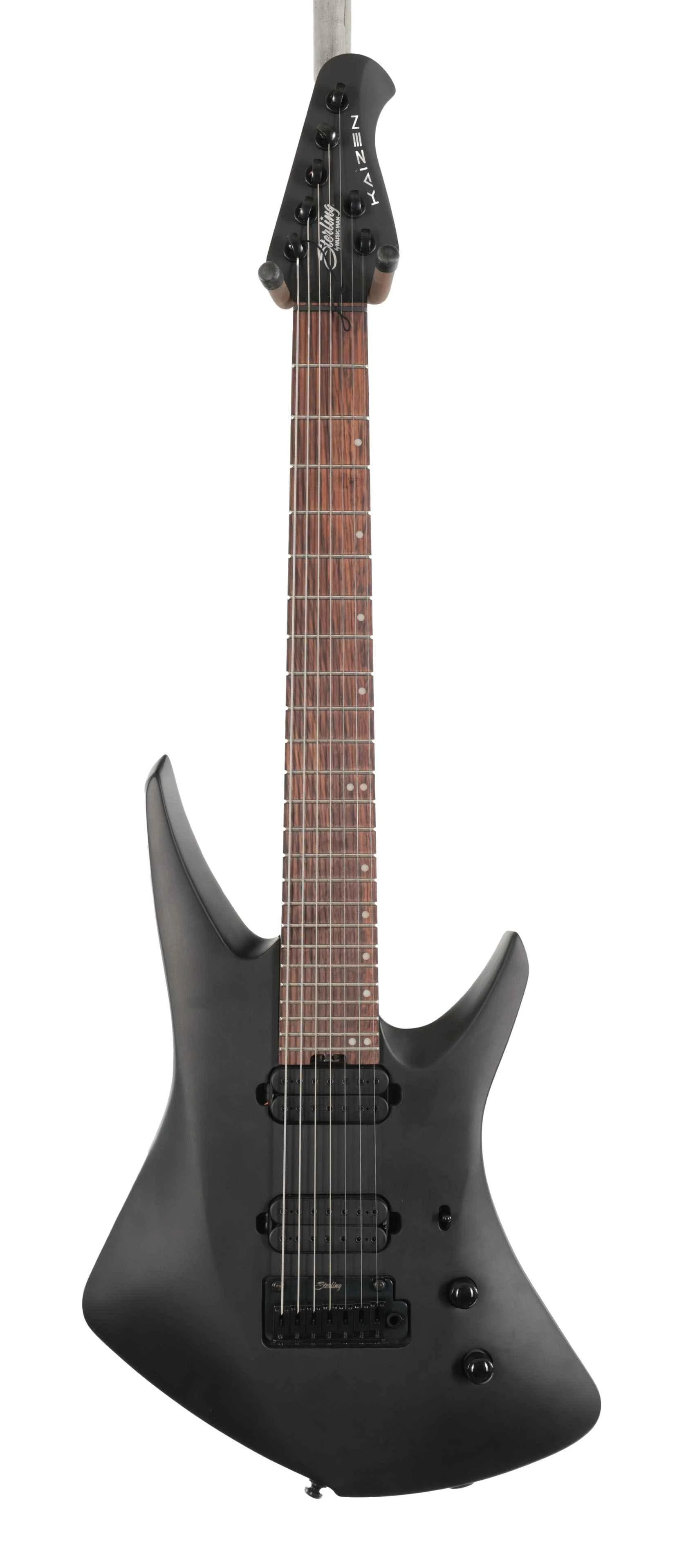B Stock : Sterling by Music Man Kaizen 7-String Electric Guitar in Stealth Black - 001 - B-STKAIZEN7-0001 (3).jpg