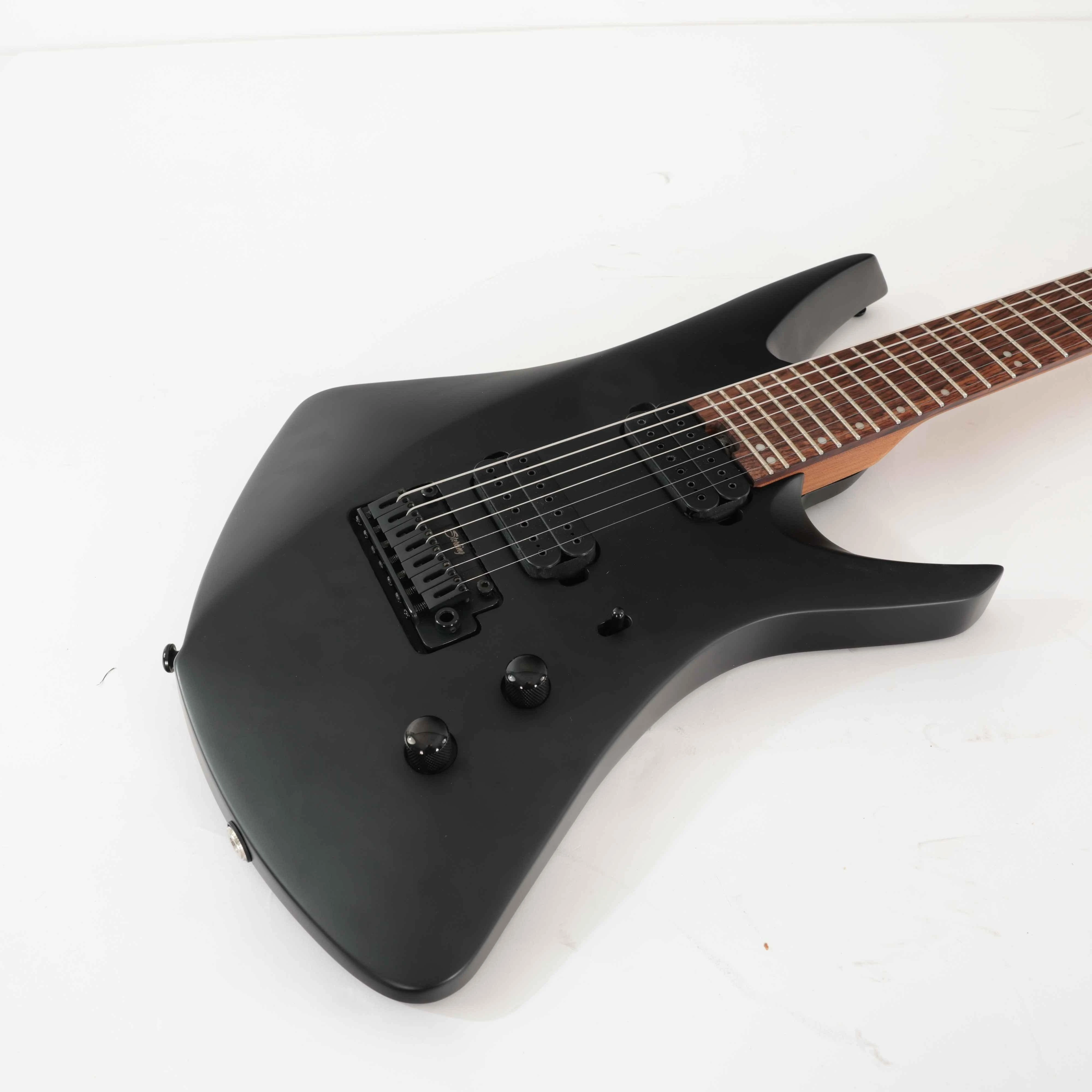 B Stock : Sterling by Music Man Kaizen 7-String Electric Guitar in Stealth Black - 001 - B-STKAIZEN7-0001 (5).jpg