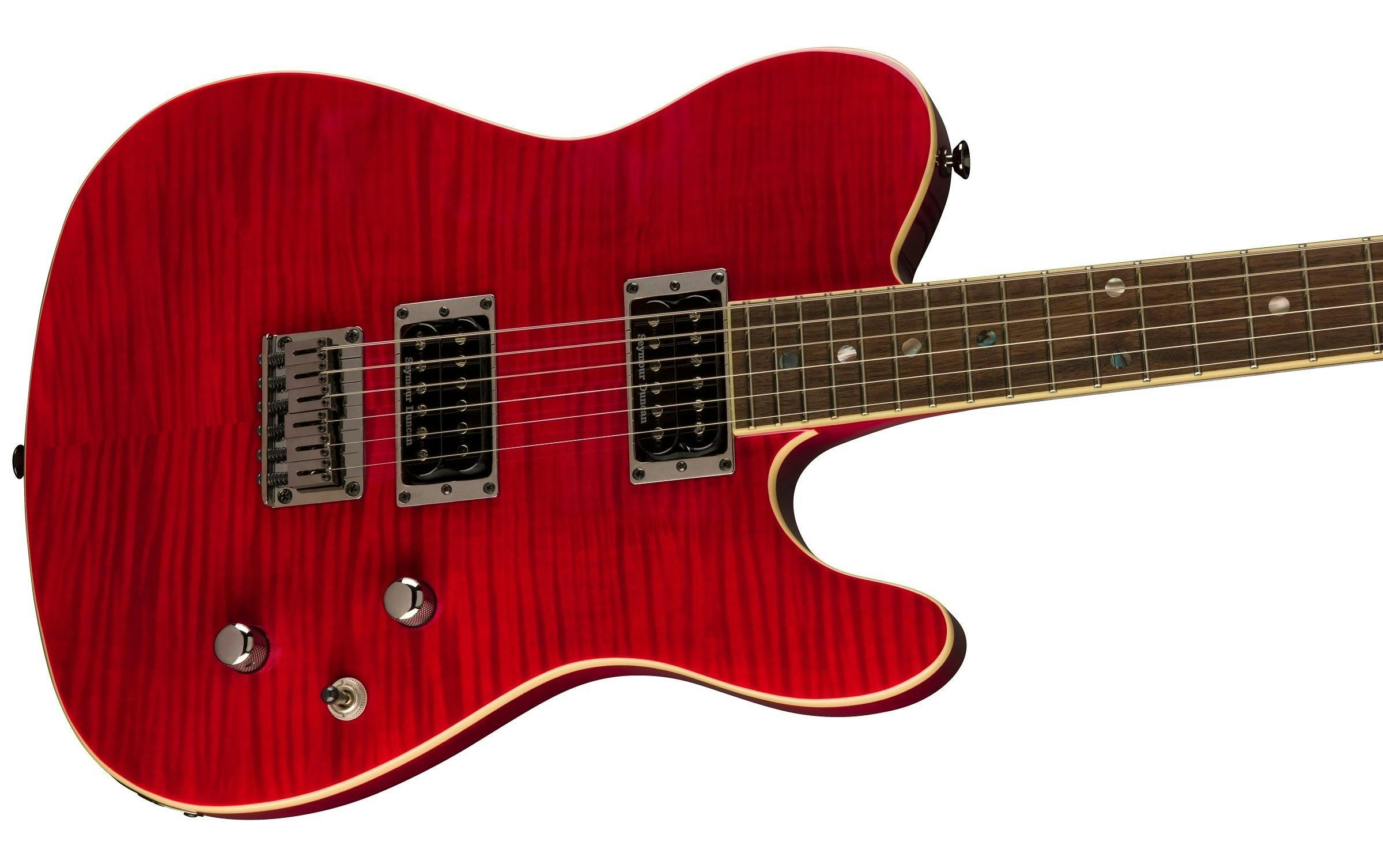 B Stock : Fender FMT Telecaster HH in Crimson Red Transparent - 001 - 0262004538-fender-transparent-red-6.jpg