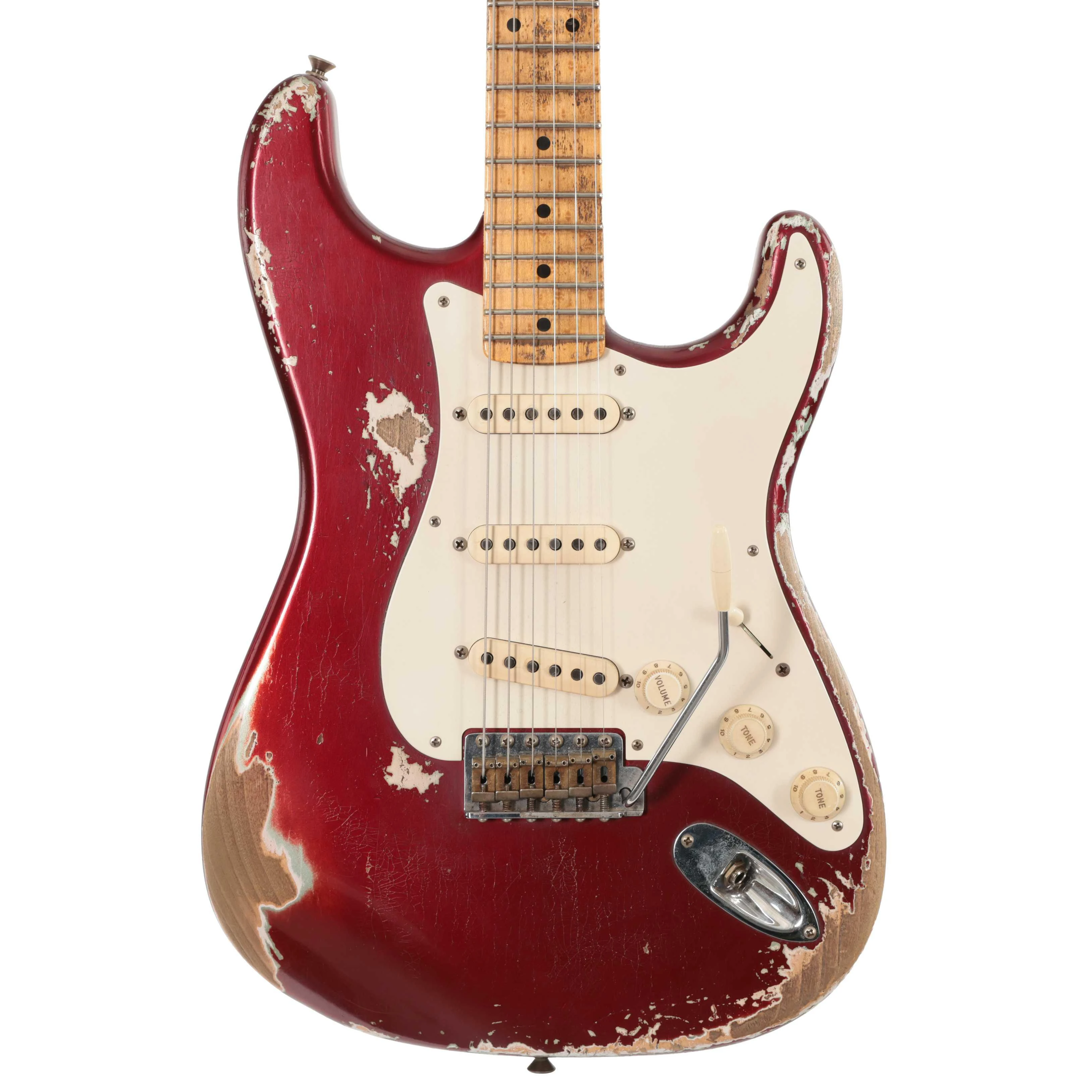 Second Hand Fender Masterbuilt Andy Hicks 1958 Strat Poison Apple Heavy Relic #046 - SH-131-0046 (2).jpg