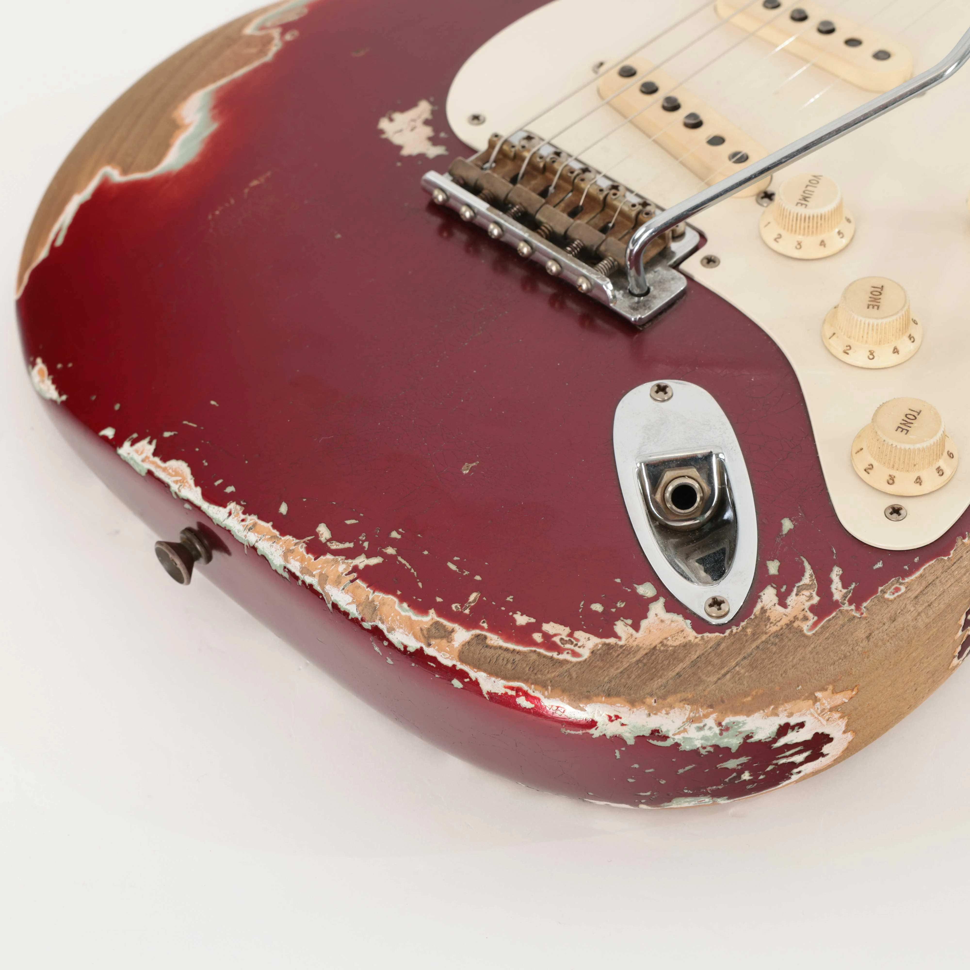 Second Hand Fender Masterbuilt Andy Hicks 1958 Strat Poison Apple Heavy Relic #046 - SH-131-0046 (9).jpg
