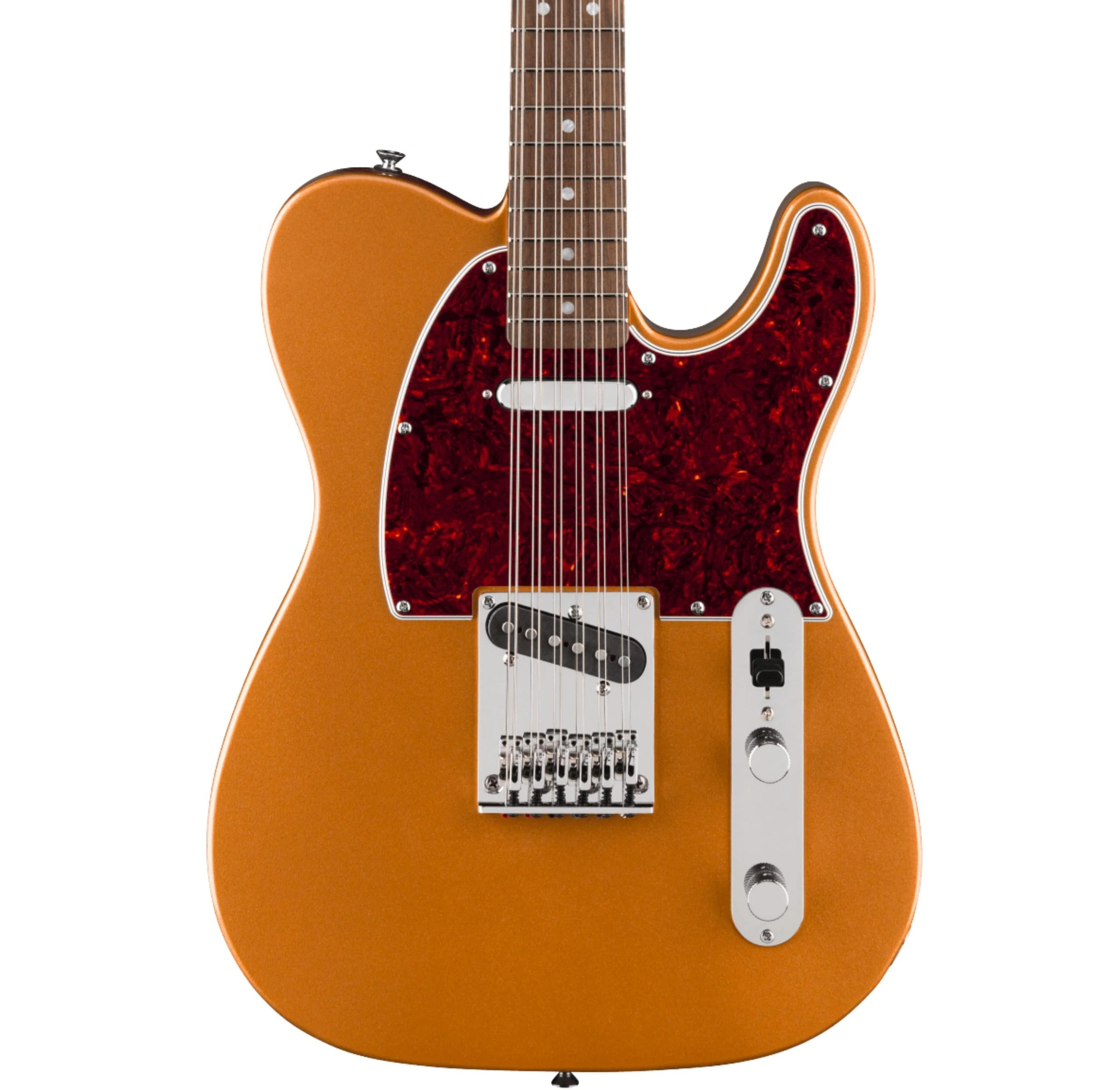 Squier Paranormal Troy Van Leeuwen Signature Telecaster XII Electric Guitar in Copper Age - 0371030594-0.jpg
