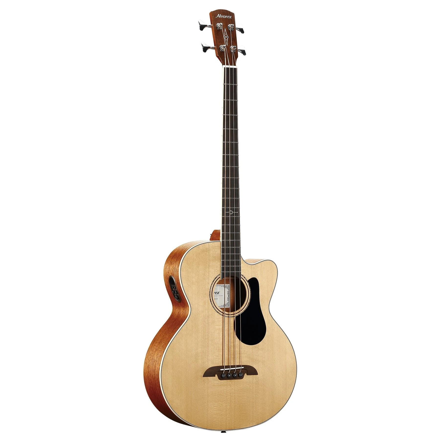 Alvarez Artist AB60CE Bass Electro Acoustic Guitar in Natural with Cutaway - AB60CE-3.jpg