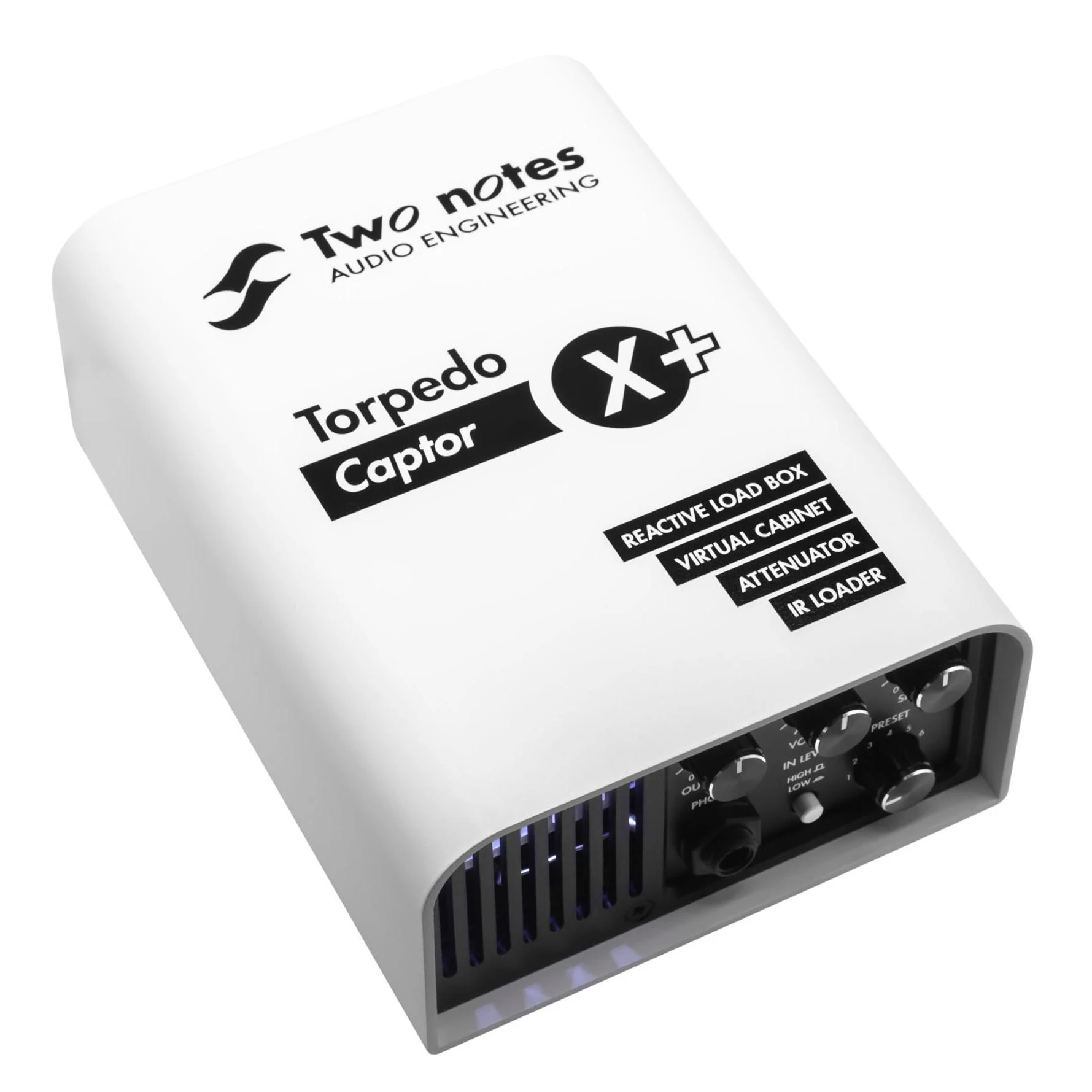B Stock : Two Notes Torpedo Captor X Plus 16 Ohm Loadbox & Attenuator - 001 - captorx_plus_images_front face_left angle_whiteback.jpg