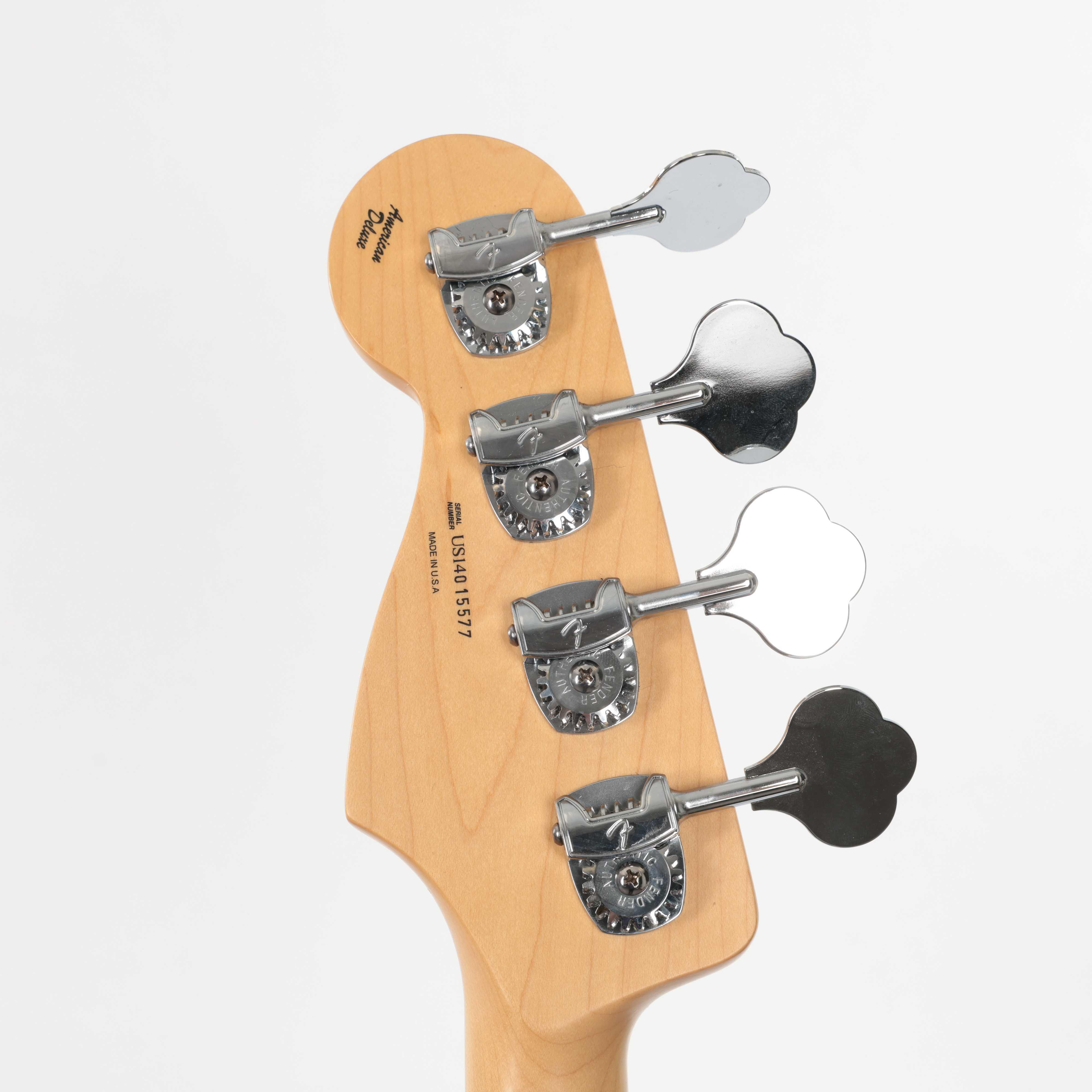 Second Hand Fender American Deluxe Jazz Bass Sunburst #863 - SOR01863 (5).jpg