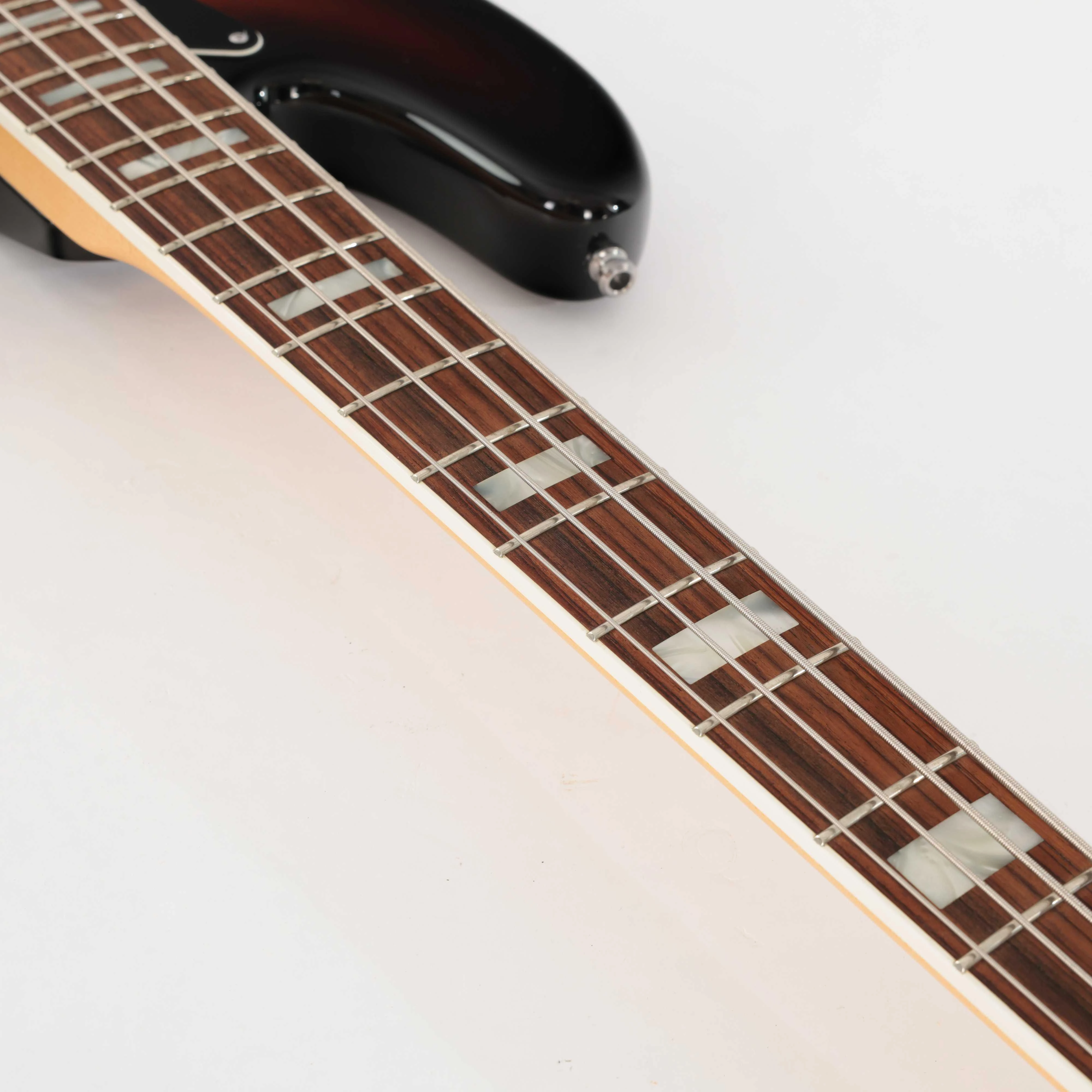 Second Hand Fender American Deluxe Jazz Bass Sunburst #863 - SOR01863 (12).jpg