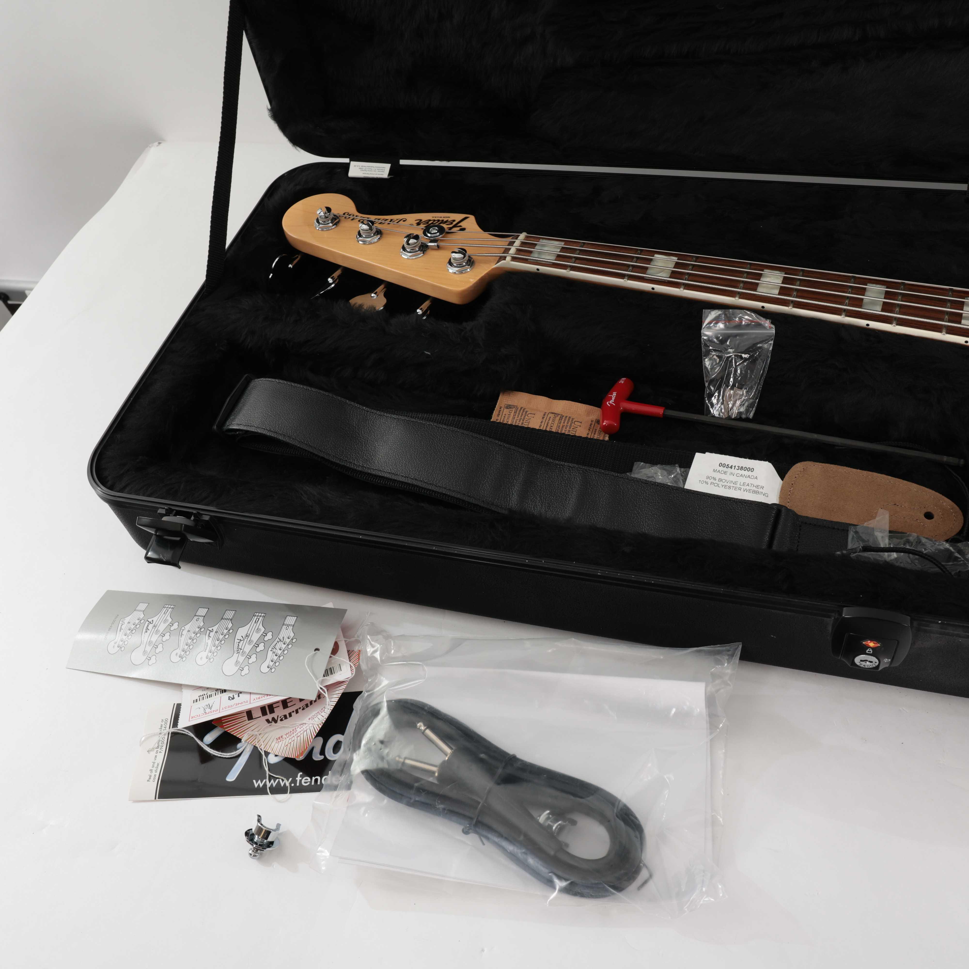 Second Hand Fender American Deluxe Jazz Bass Sunburst #863 - SOR01863 (16).jpg
