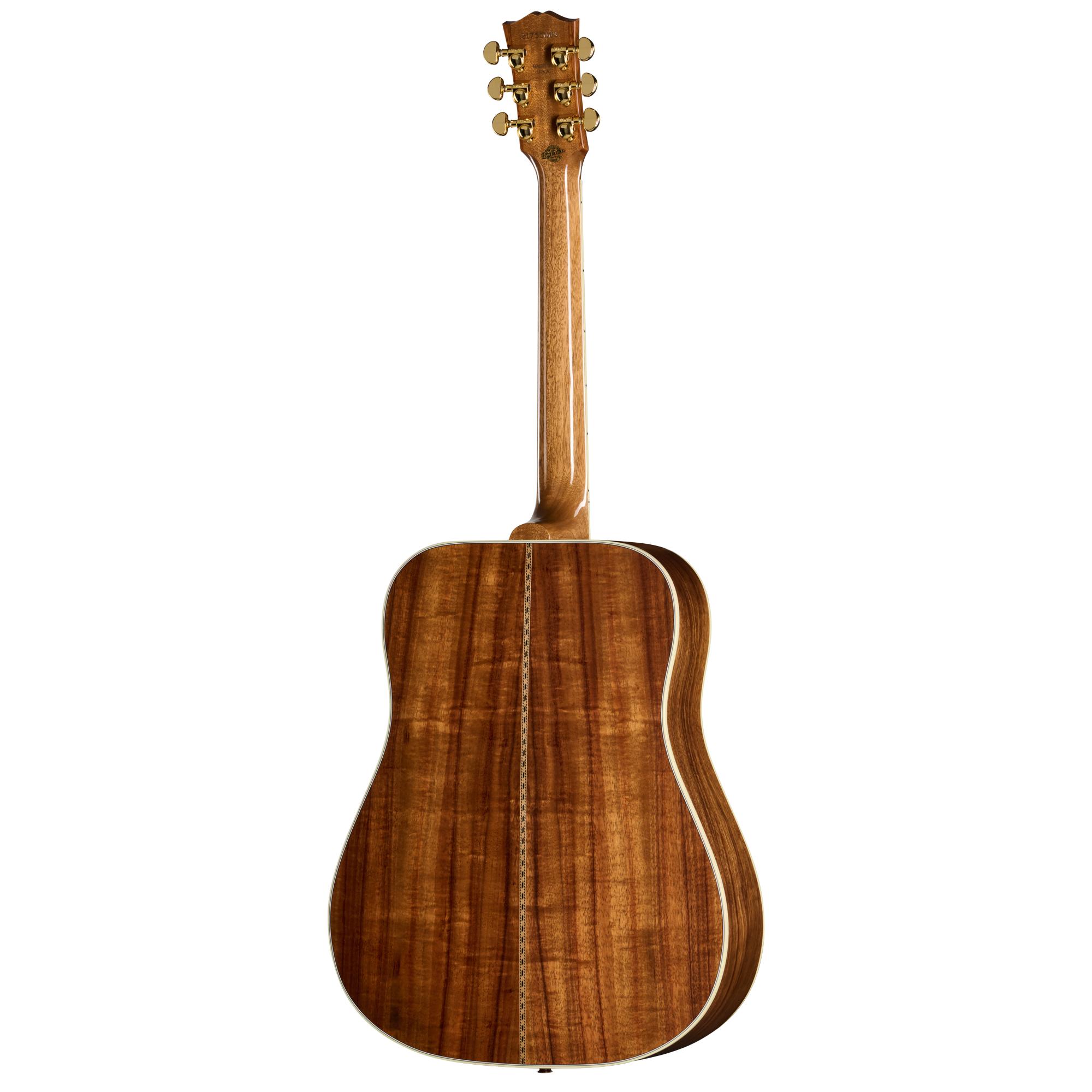 Gibson Custom Shop Hummingbird Elegant Koa Electro Acoustic Guitar in Honey Burst - CSSSHBEKHB_4_Back.jpg