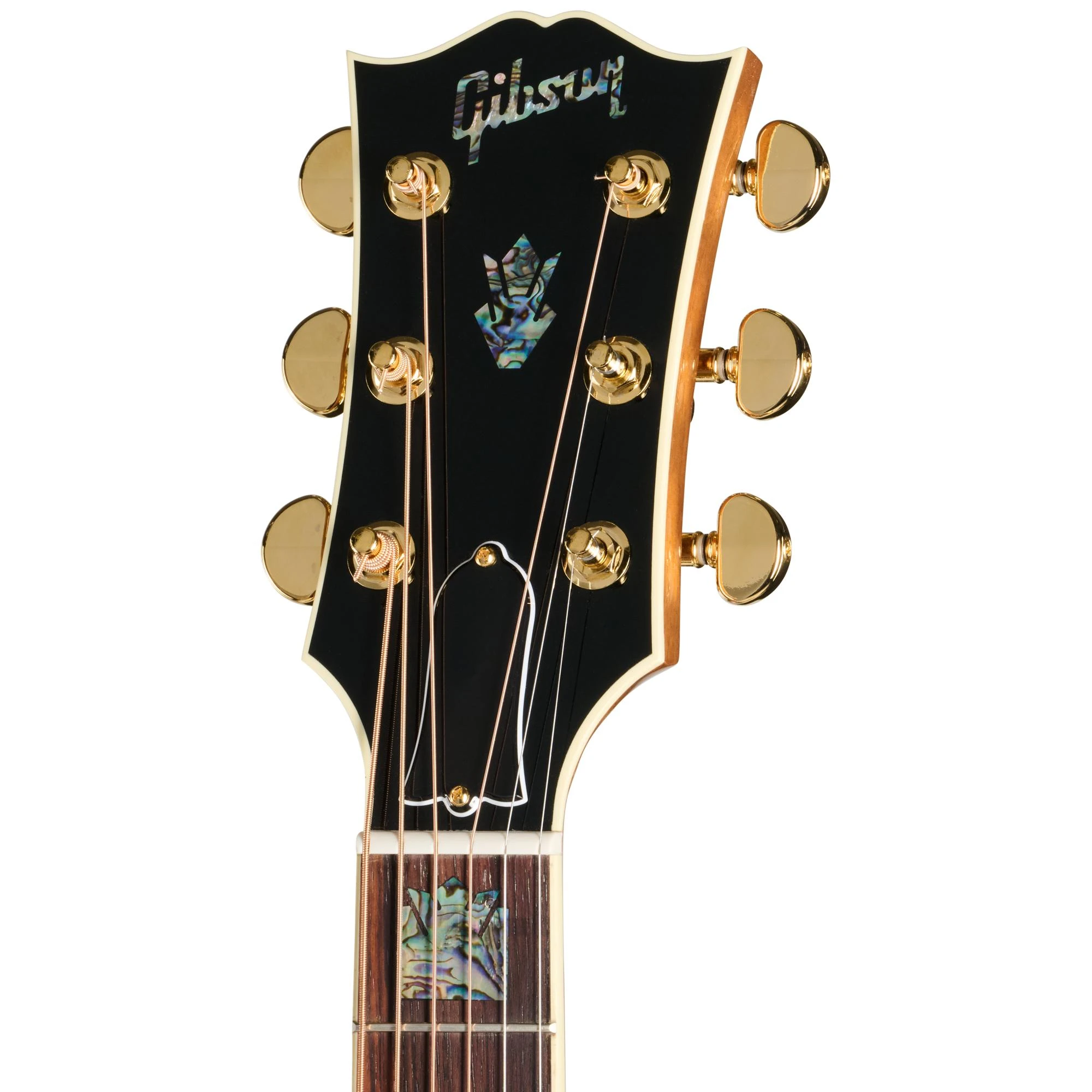 Gibson Custom Shop SJ-200 Elegant Koa Electro Acoustic Guitar in Honey Burst - CSJB20EKHB_21815038_5_Headstock.jpg