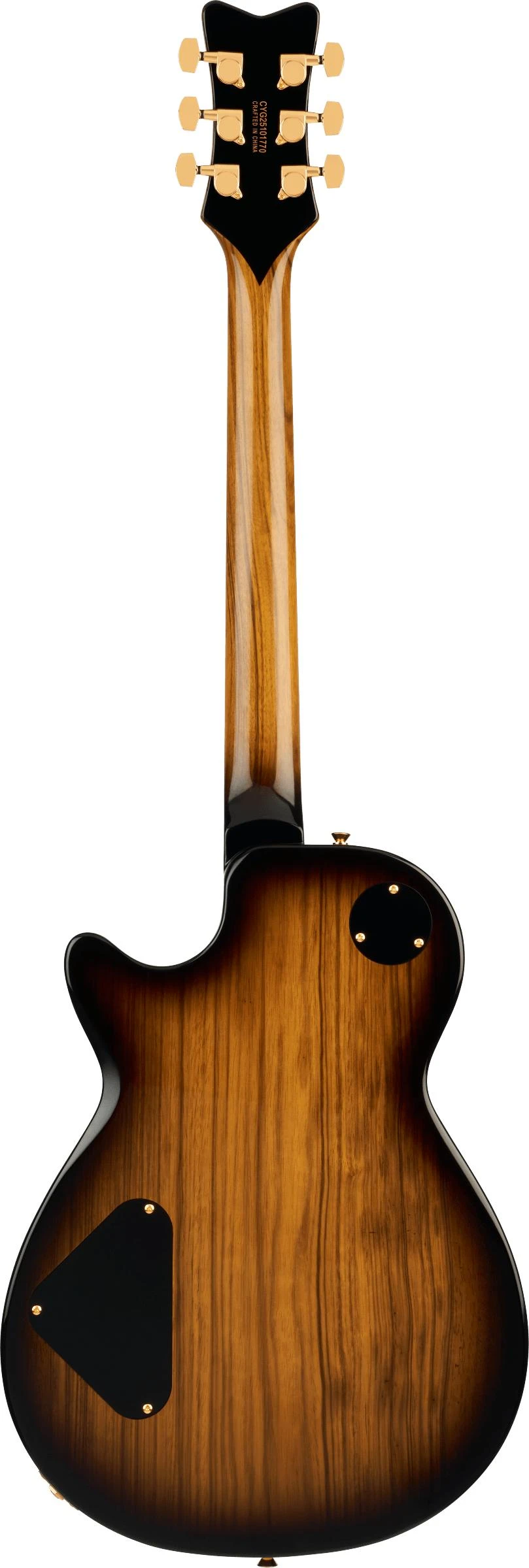 Gretsch Limited Edition Electromatic Black Limba Jet Electric Guitar in Sunburst - 2514103559_gre_ins_bck_1_rl.jpg