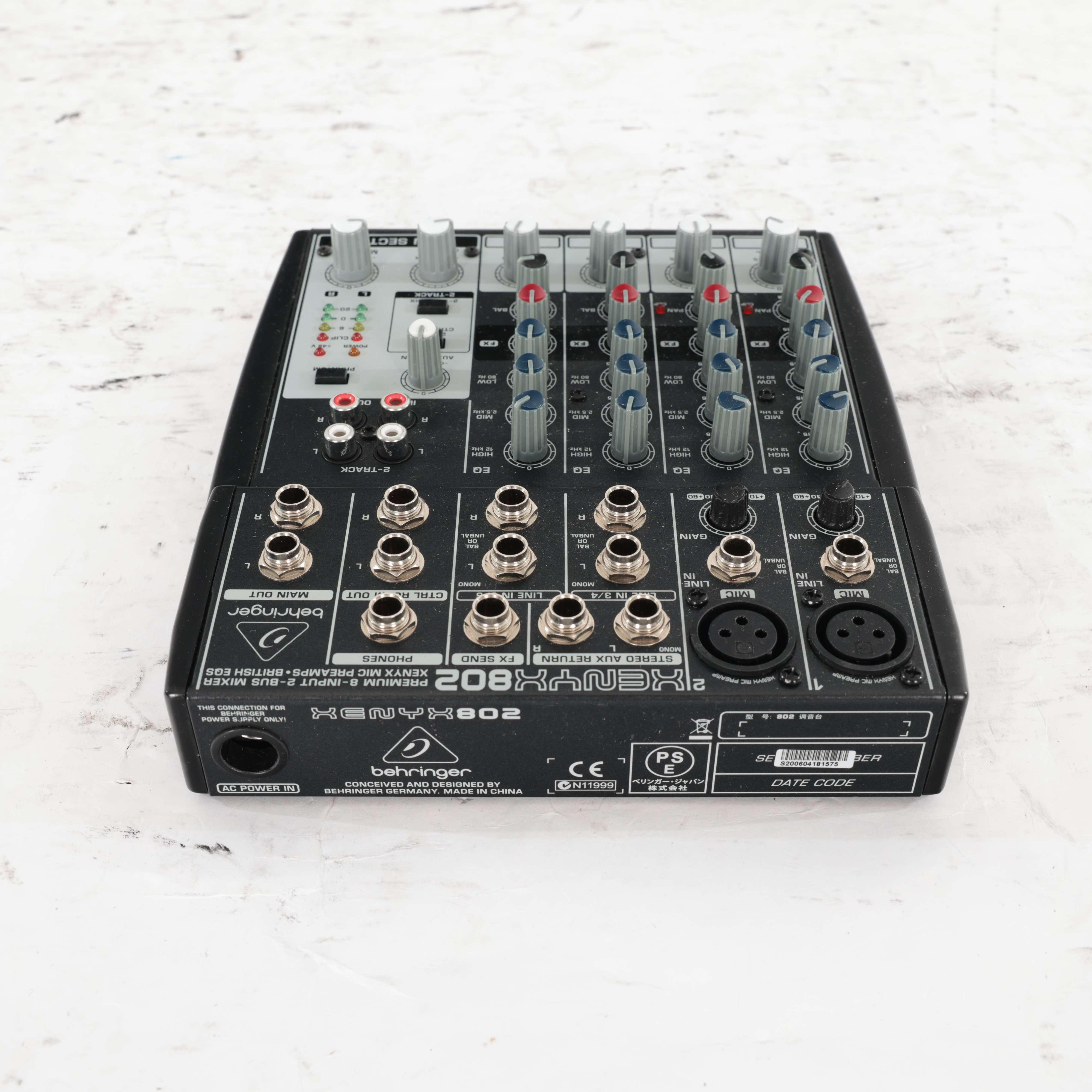 Second Hand Behringer Xenyx 802 8-Input Mixer #112 - SH-91-0112 (5).jpg