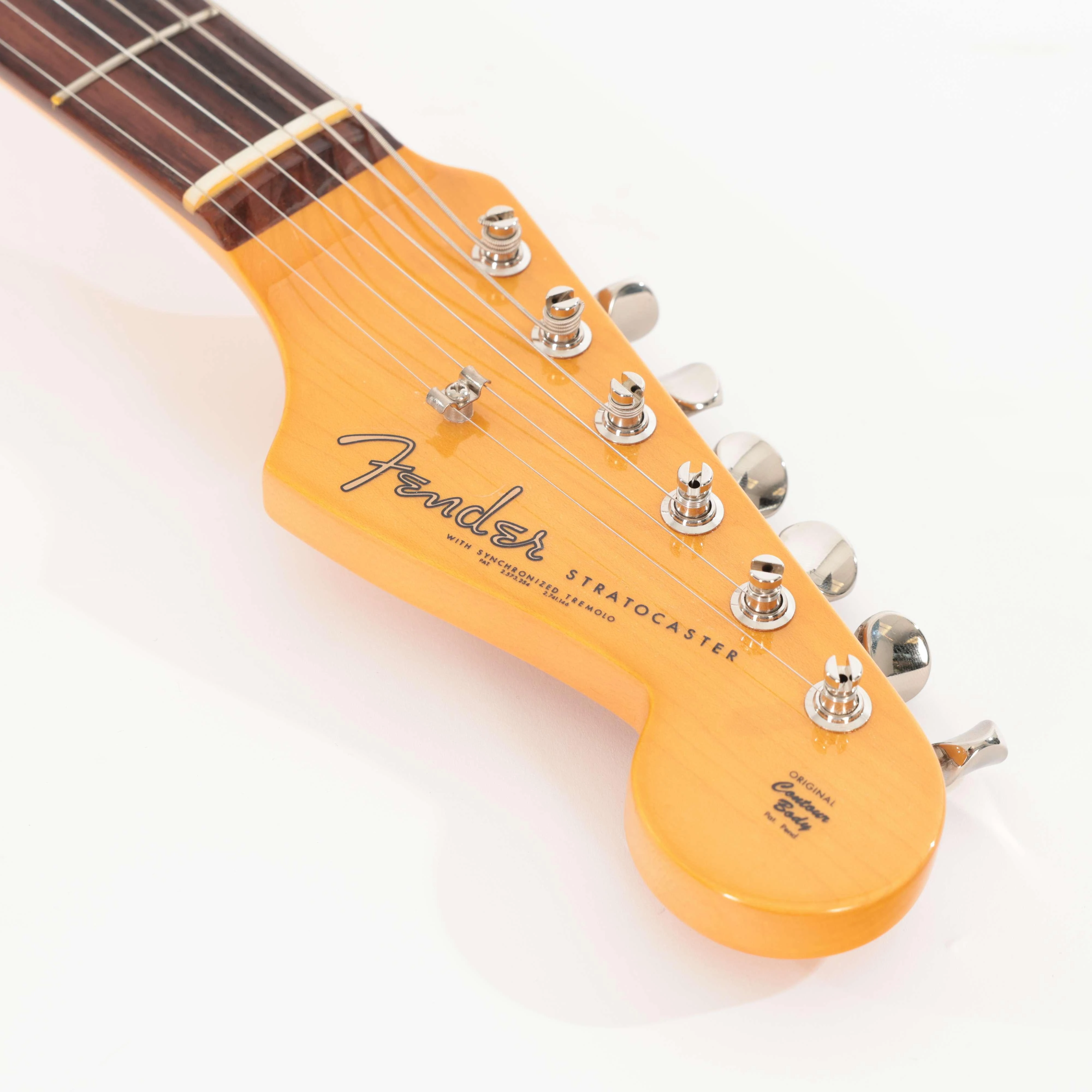 Second Hand Fender Vintage II 1961 Stratocaster Electric Guitar In Surf Green #081 - SH-91-0081 (13).jpg