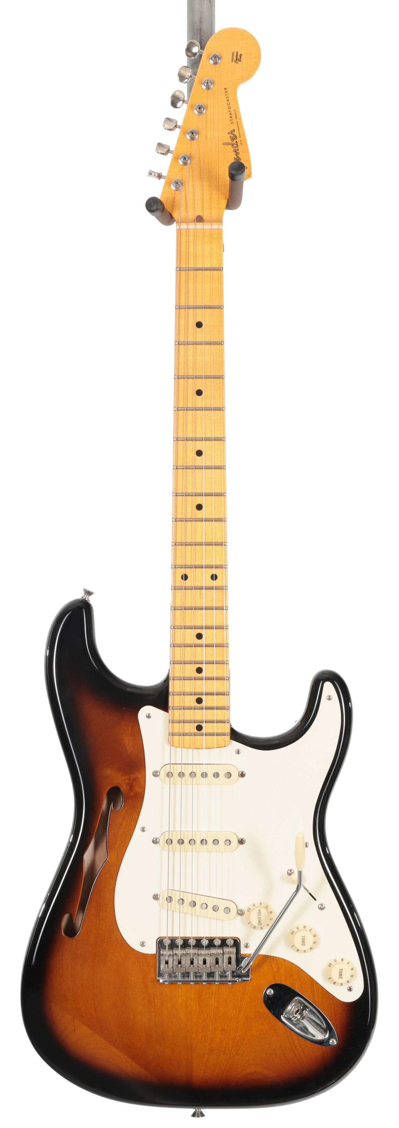 Second Hand Fender Eric Johnson Thinline Stratocaster 2-Tone Sunburst #743 - SH-197-0743 (3).jpg
