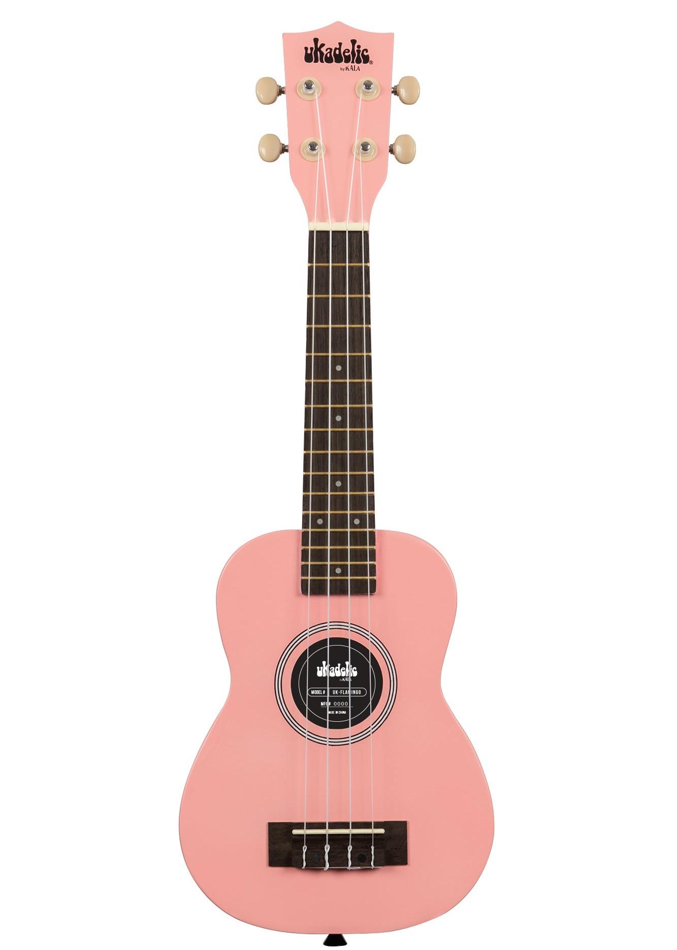 Kala Ukadelic Soprano Ukulele in Flamingo - UKFLAMINGO2006_22_F.jpg