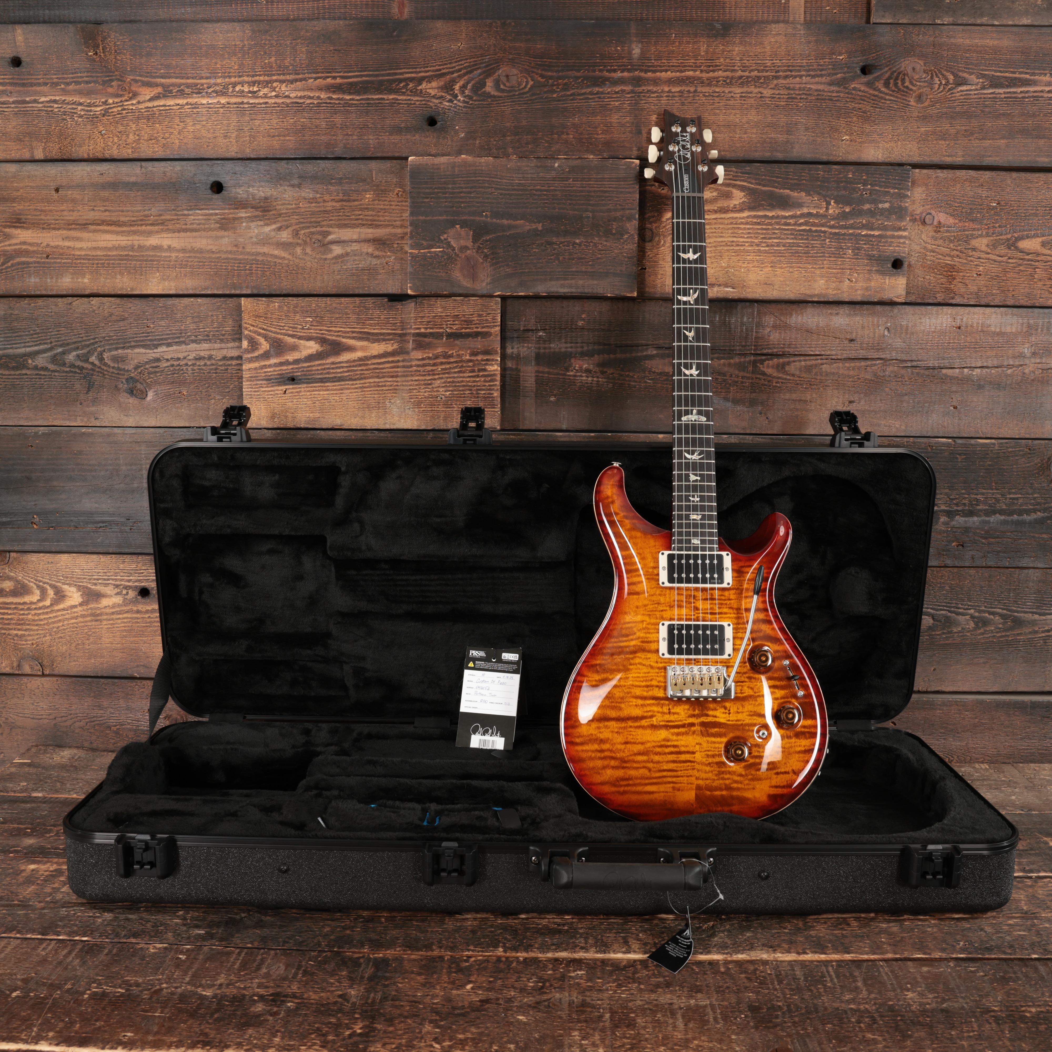 PRS Custom 24 Piezo Electric Guitar in Dark Cherry Sunburst - 0416156 (16).JPG