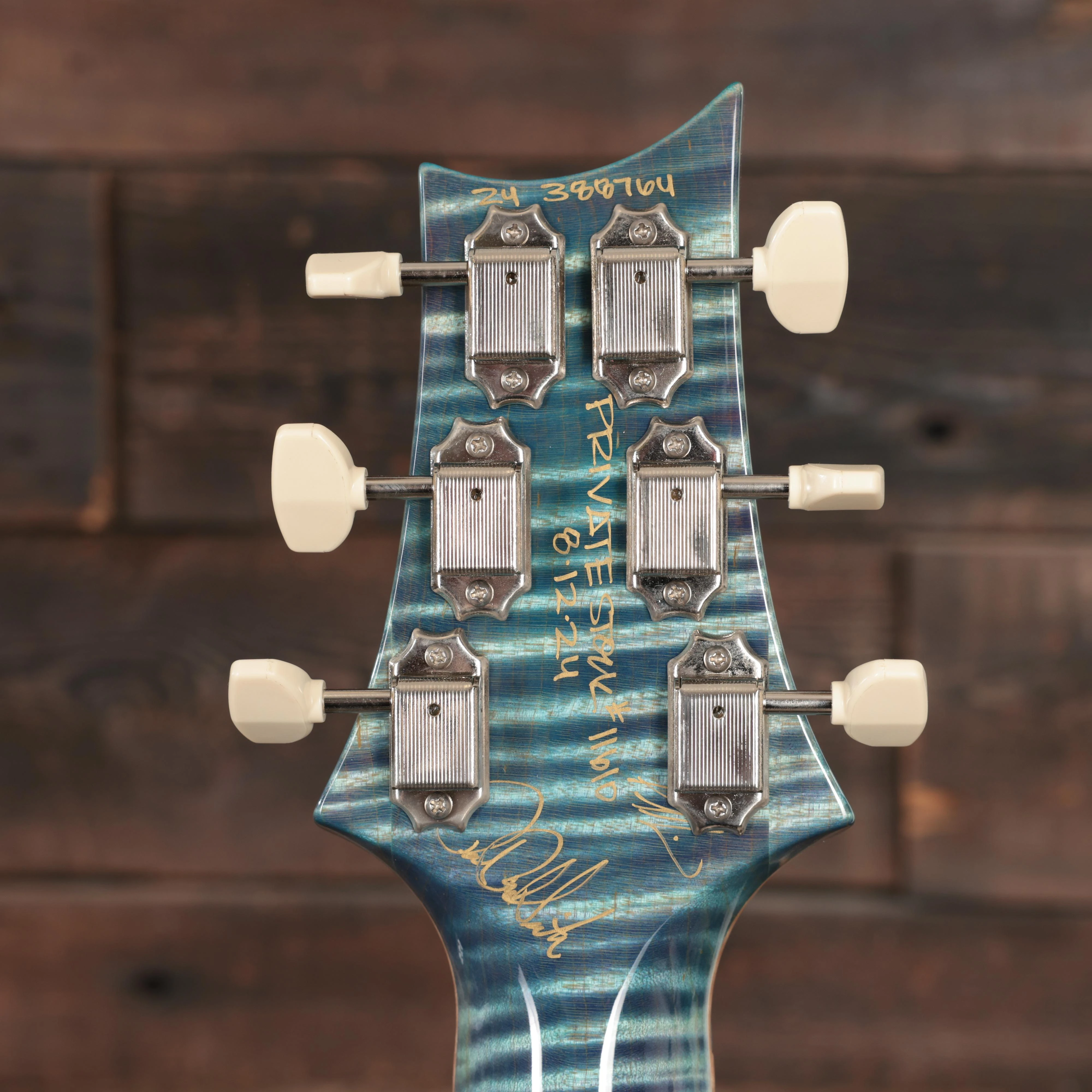 PRS Private Stock McCarty Semi-hollow Electric Guitar in Aqua Violet Glow - 0388764 (7).JPG