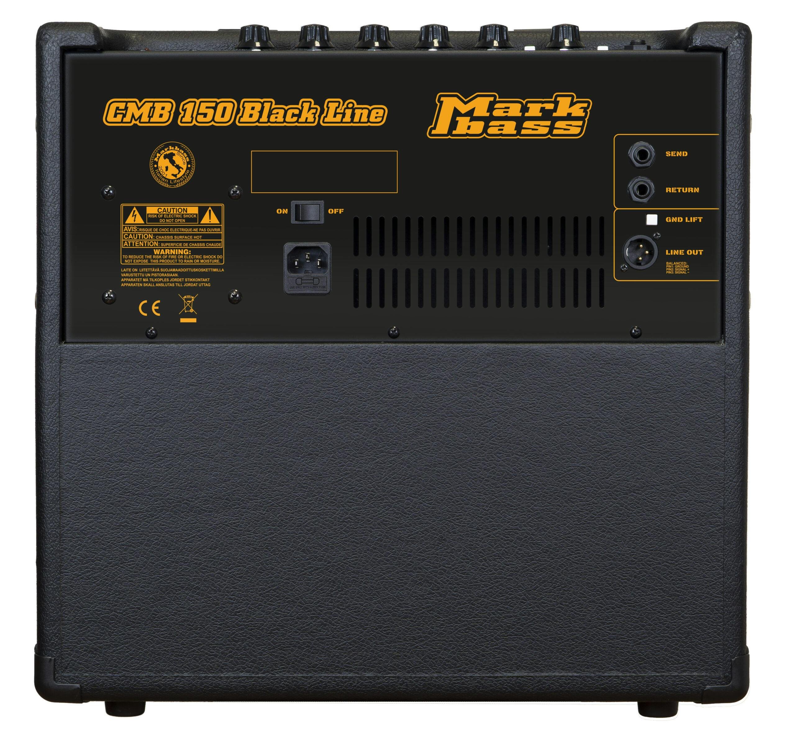 B Stock : Markbass CMB 121 BlackLine 1x12" 150W Bass Combo - 007 - 10011789-Markbass-CMB-121-BlackLine-1x120-150W-Bass-Combo-Back.jpg