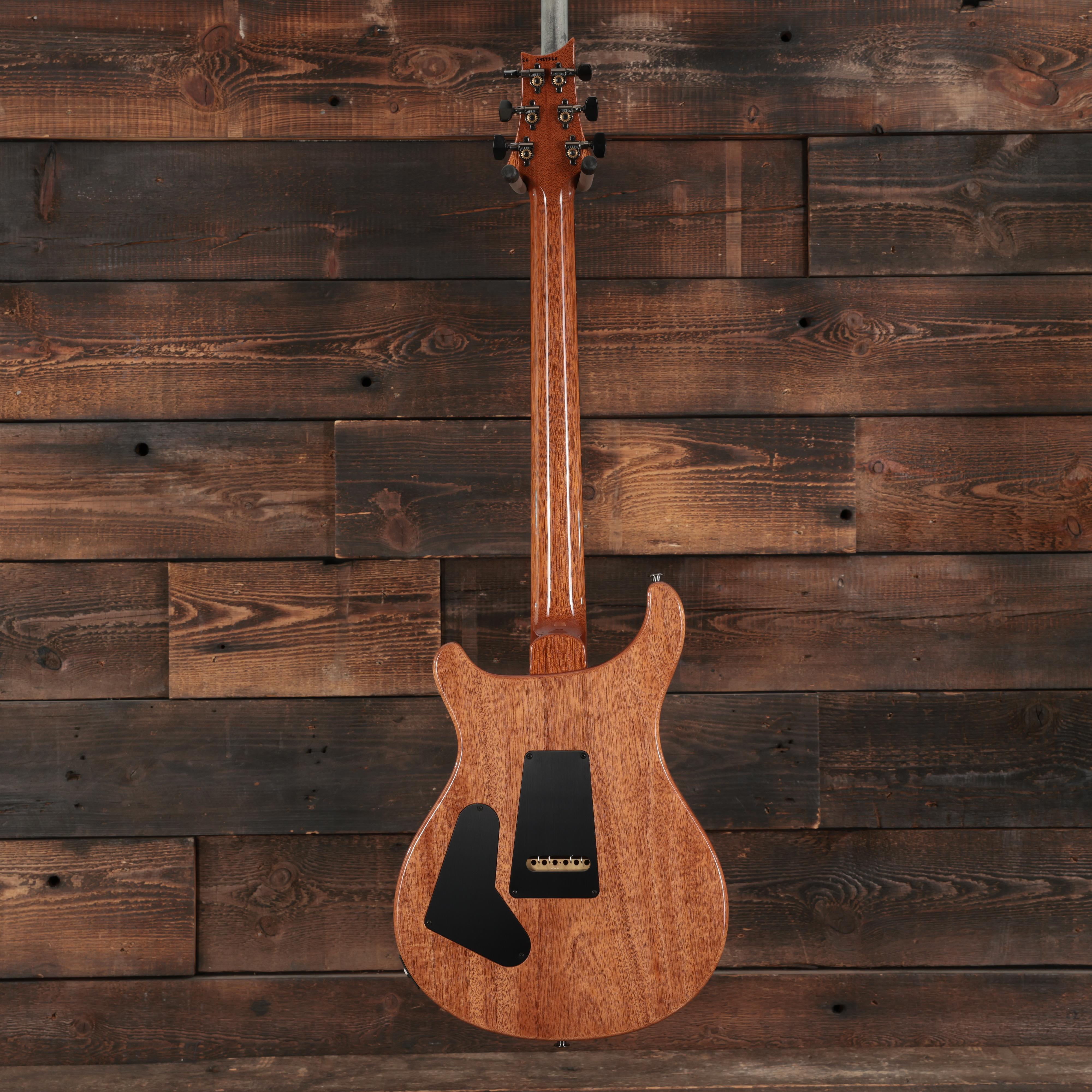 PRS Custom 24 Artist Quilt Electric Guitar in Faded Indigo with Korean Awabi Birds - 0427360 (5).JPG