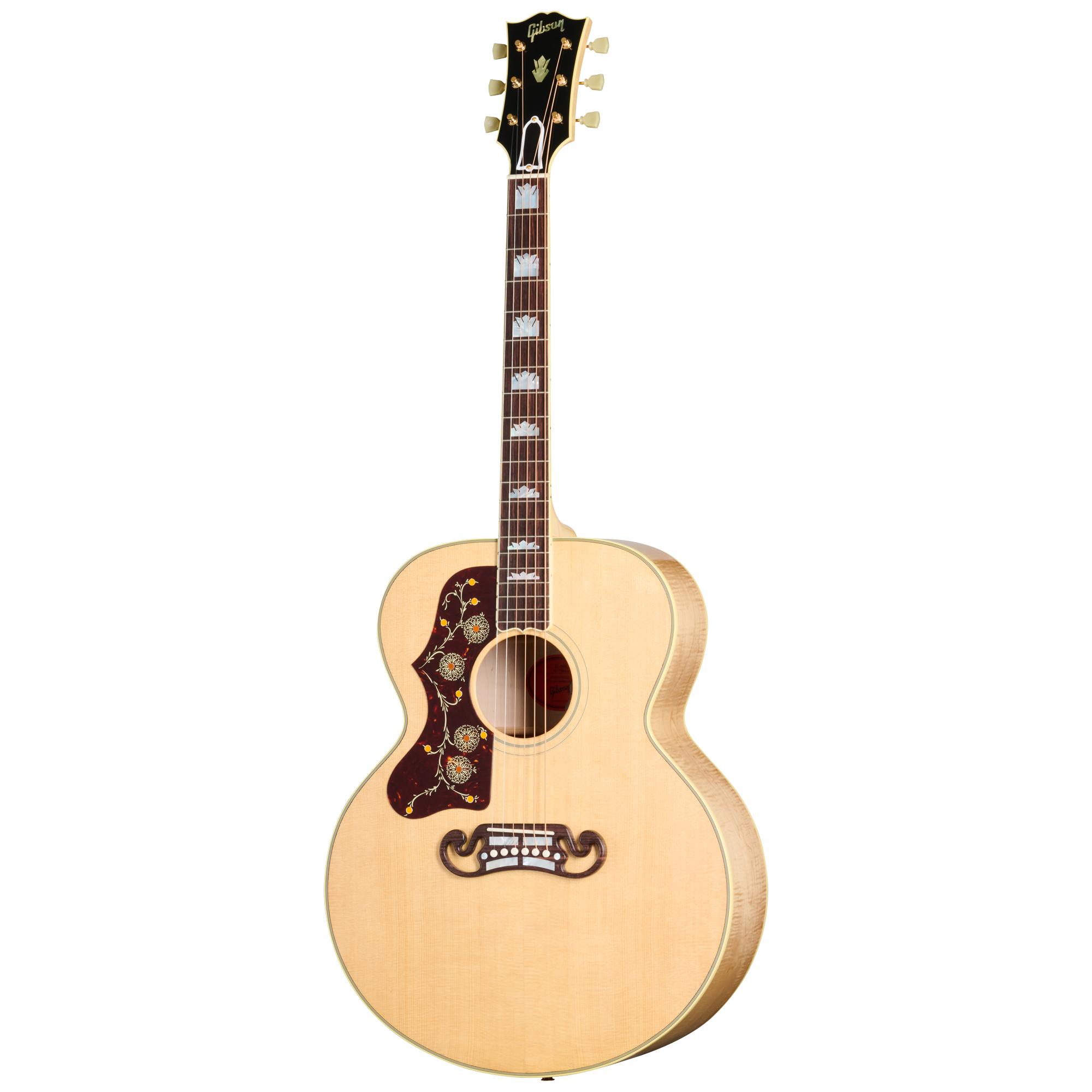 Gibson SJ-200 Original Left-handed Electro Acoustic Guitar with Baggs HiFi DNA in Antique Natural - OCJB20HFANL_3_Front.jpg