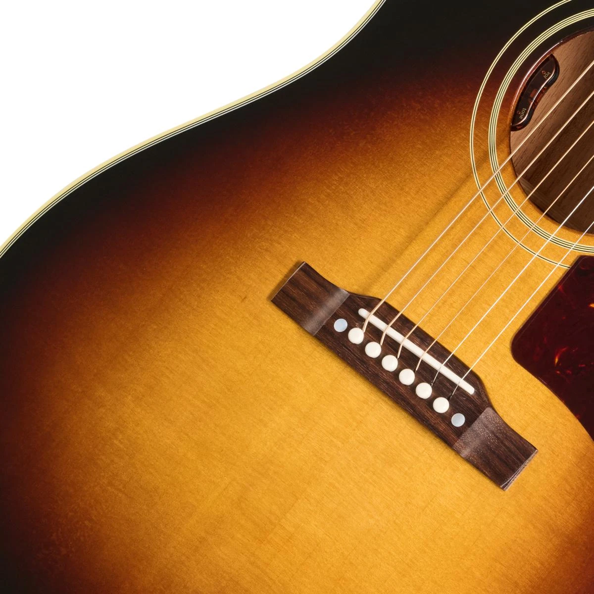 Gibson Southern Jumbo Original Electro Acoustic Guitar with Baggs HiFi DNA in Vintage Sunburst - OCRSSJHFVS_8_Bridge-1200x1200-28e5ebb.jpg