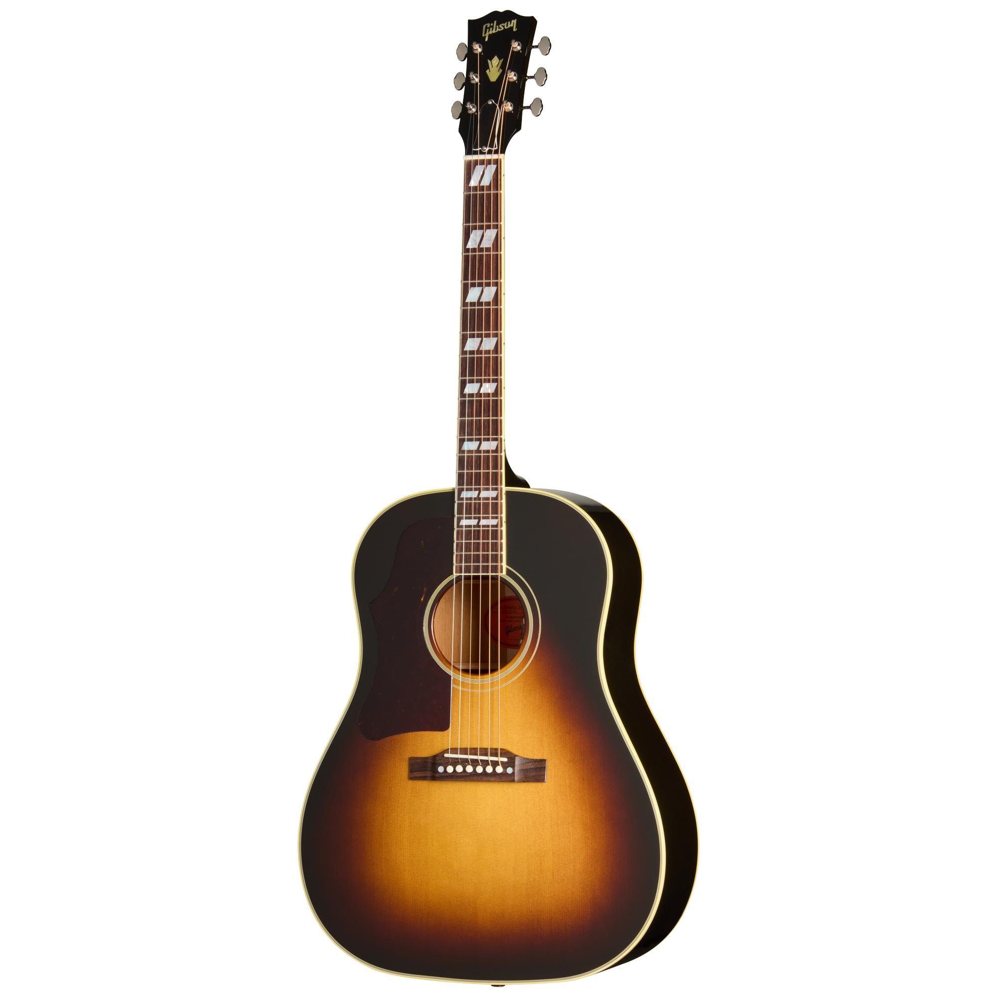 Gibson Southern Jumbo Original Left-handed Electro Acoustic Guitar with Baggs HiFi DNA in Vintage Sunburst - OCRSSJHFVSL_3_Front.jpg