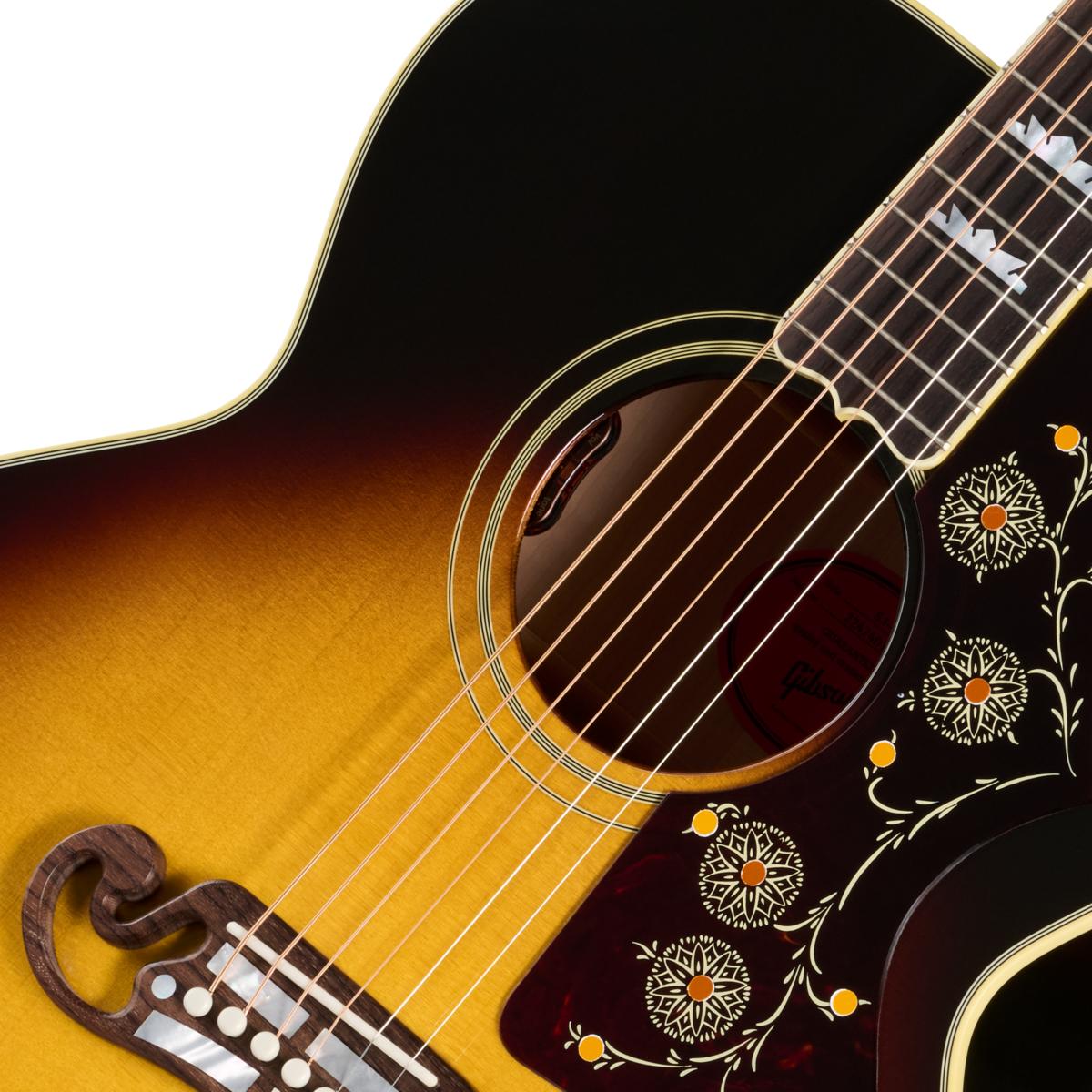 Gibson SJ-200 Original Electro Acoustic Guitar with Baggs HiFi DNA in Vintage Sunburst - OCJB20HFVS_7_SoundHole-1200x1200-28e5ebb.jpg