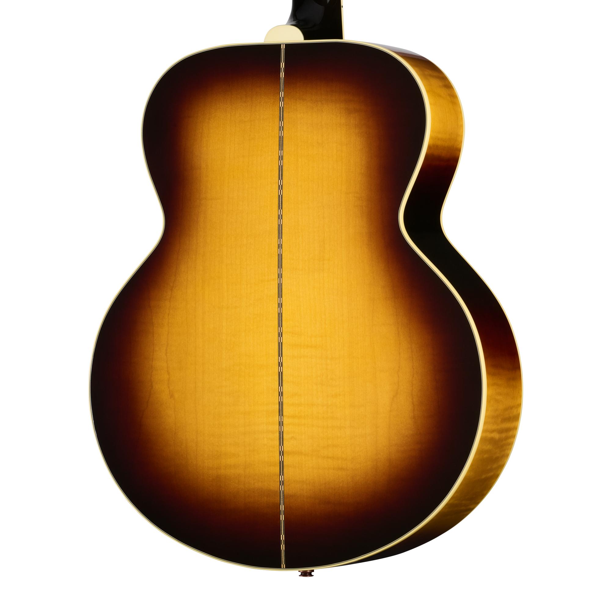 Gibson SJ-200 Original Electro Acoustic Guitar with Baggs HiFi DNA in Vintage Sunburst - OCJB20HFVS_2_BackBody.jpg
