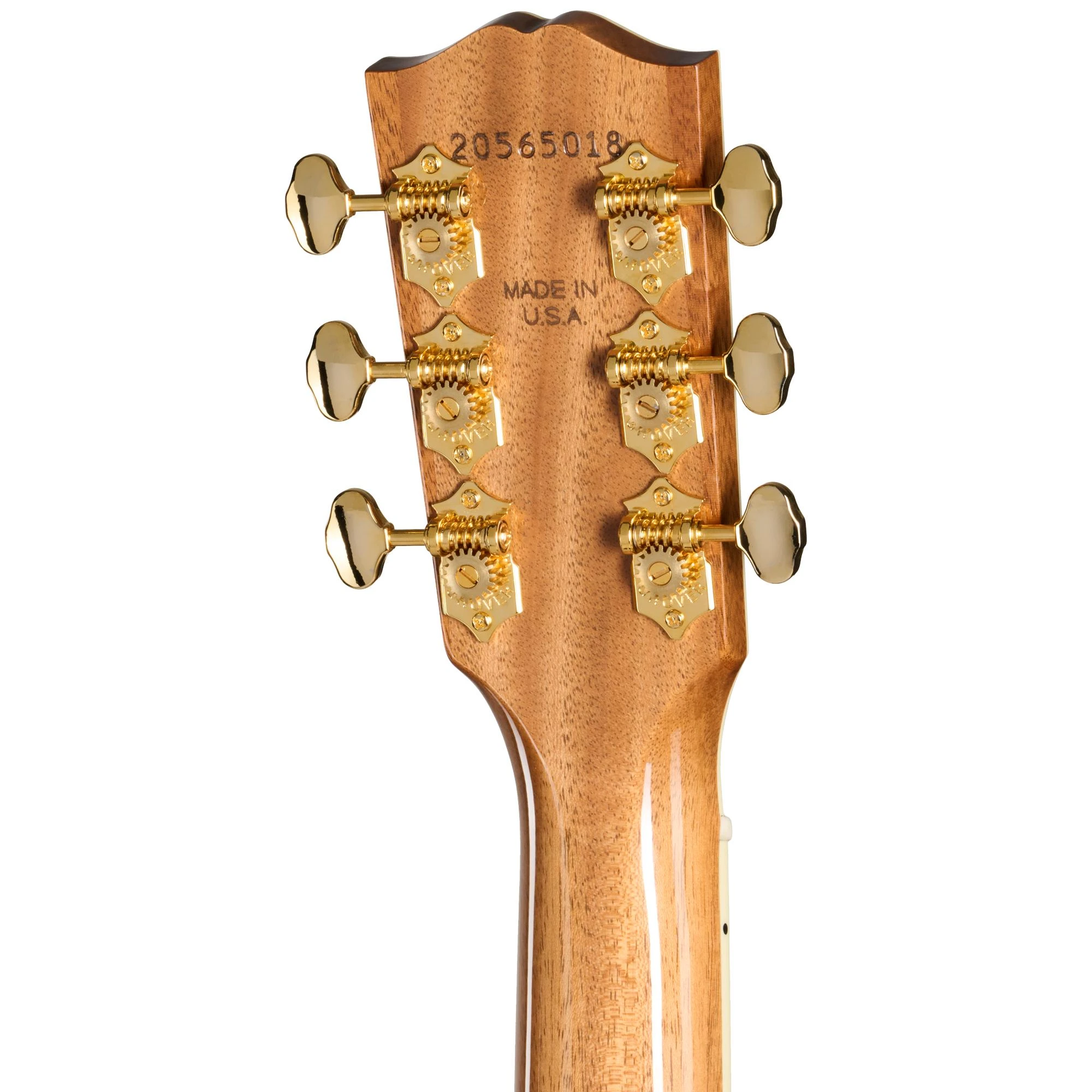 Gibson Songwriter Recording Artist Electro Acoustic Guitar with Baggs HiFi DNA in Rosewood Burst - MCSSSWRAHFRB_6_BackHeadstock.jpg