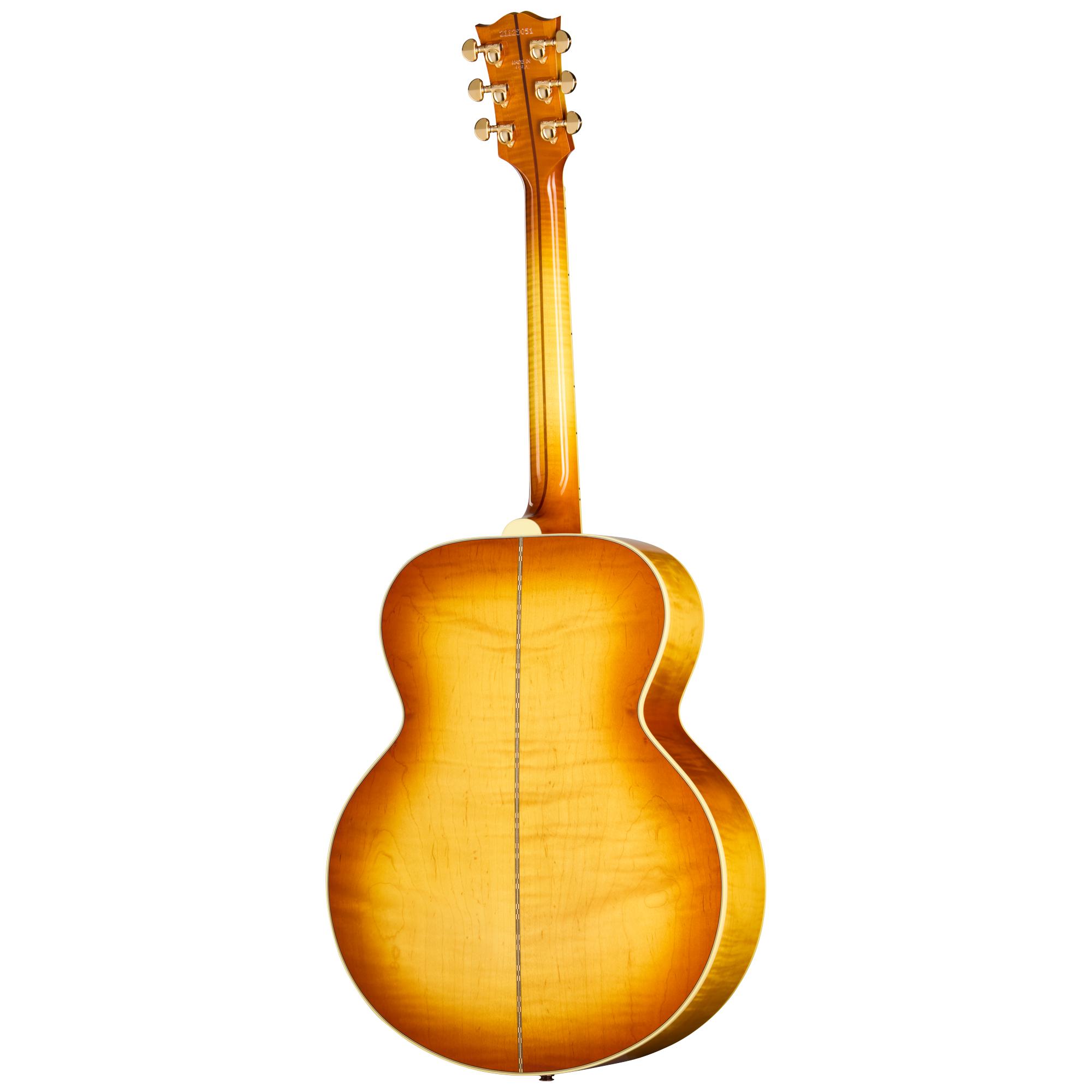 Gibson SJ-200 60s Original Electro Acoustic Guitar with Baggs HiFi DNA in Heritage Cherry Sunburst - OCJB2060HFHCS_4_Back.jpg