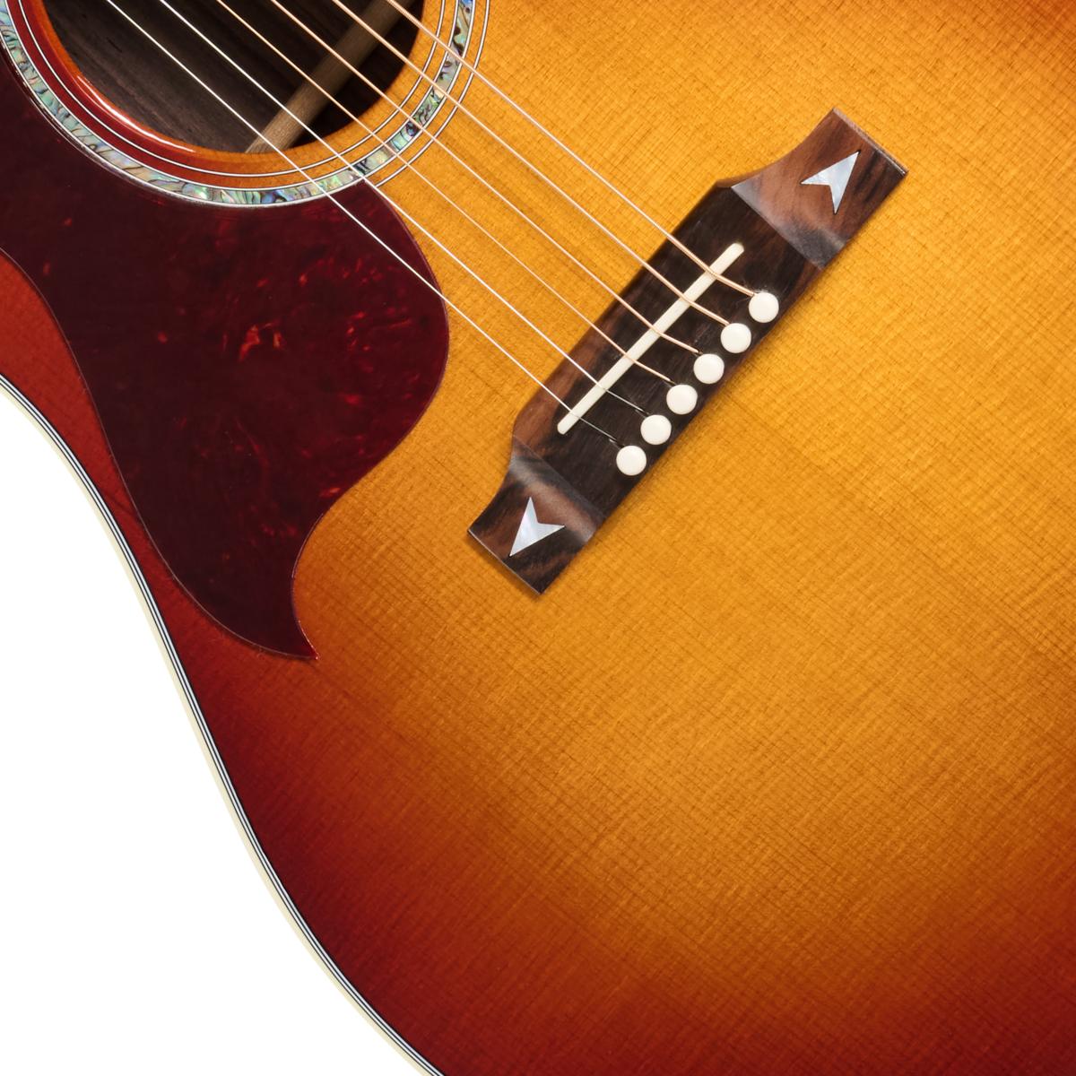 Gibson Songwriter Recording Artist Left-handed Electro Acoustic Guitar with Baggs HiFi DNA in Rosewood Burst - MCSSSWRAHFRBL_8_Bridge-1200x1200-28e5ebb.jpg