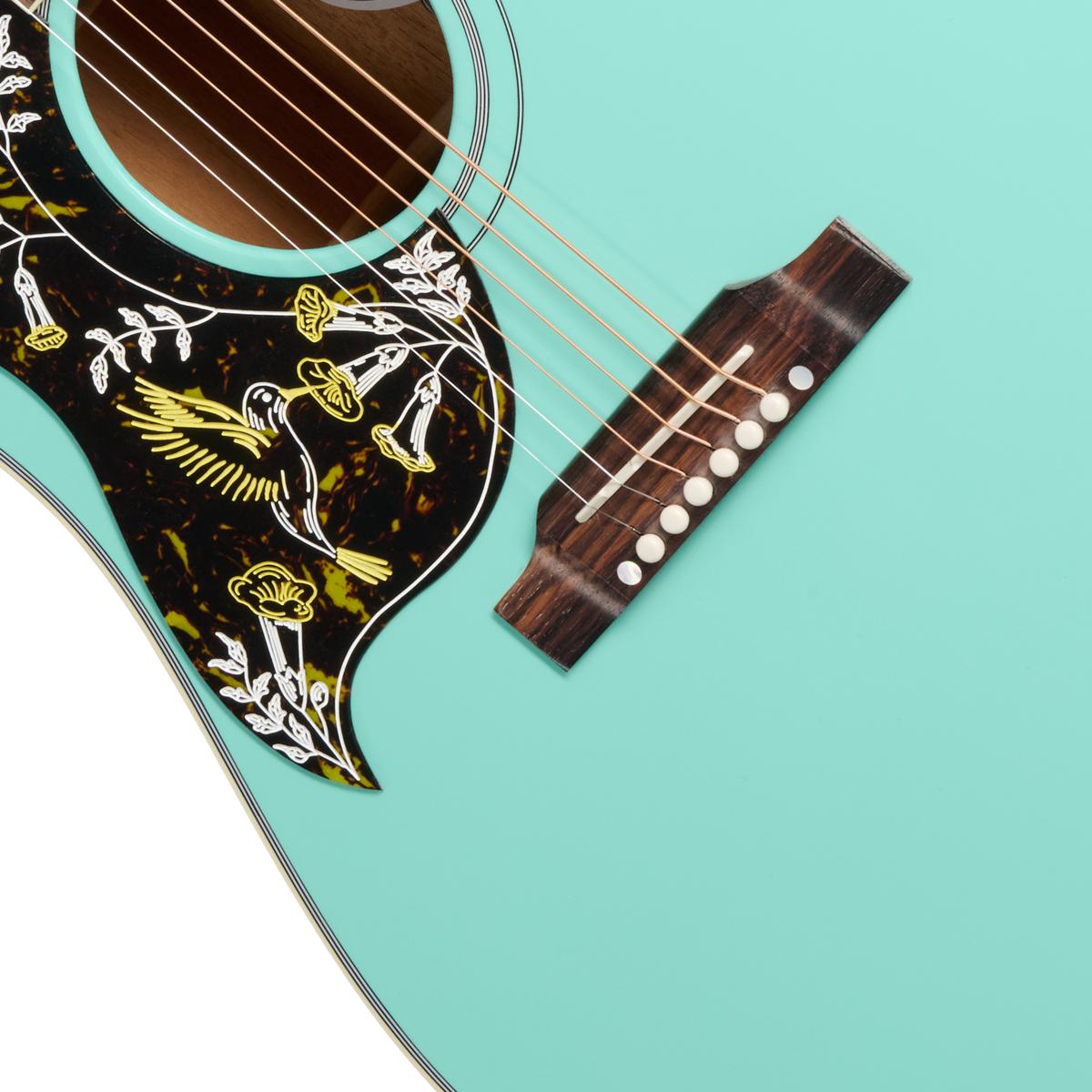 Gibson Hummingbird Standard Left-handed Electro Acoustic Guitar with Baggs HiFi DNA in Southwestern Turquiose - MCSSHBHFSWTL_8_Bridge-1200x1200-28e5ebb.jpg