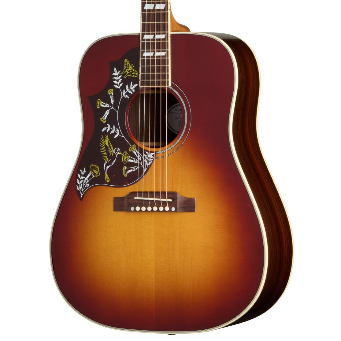 Gibson Hummingbird Standard Rosewood Left-handed Electro Acoustic Guitar with Baggs HiFi DNA in Rosewood Burst - MCSSHBRWHFRBL_3_Front cropped.jpg