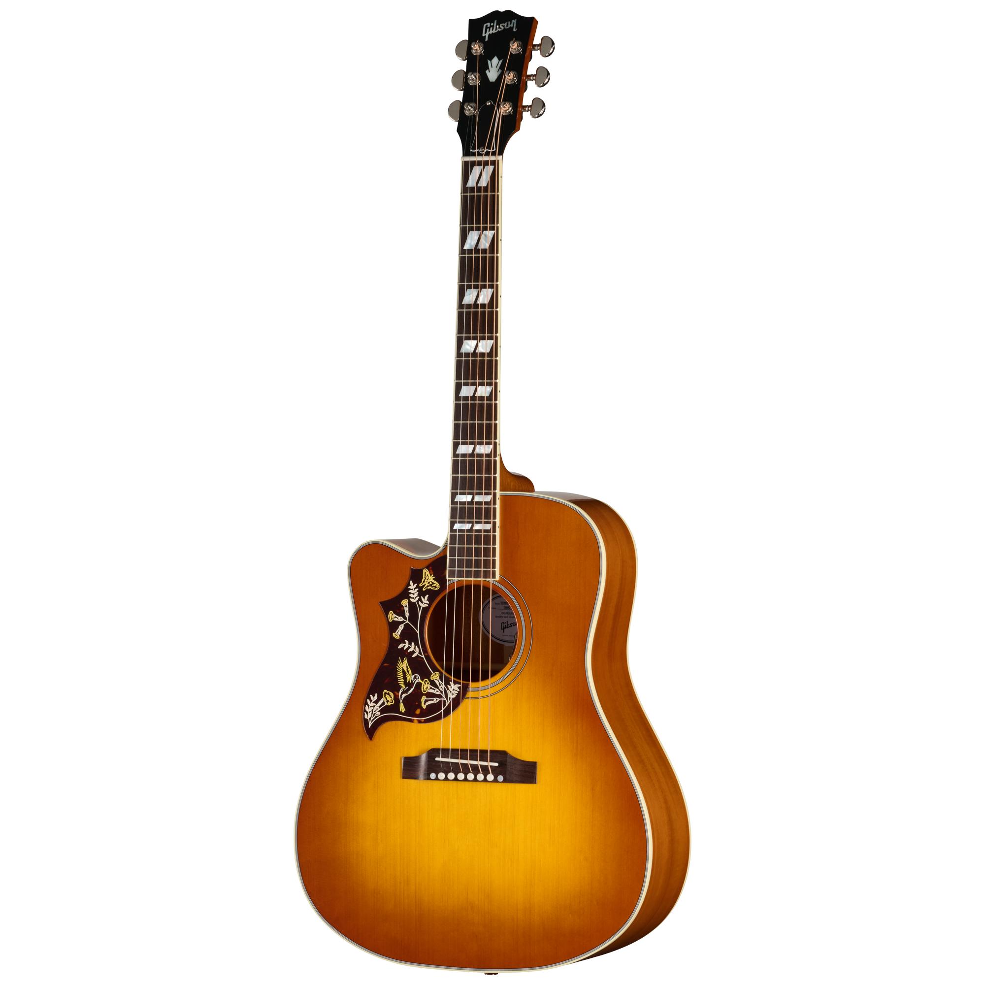 Gibson Hummingbird Standard EC Left-Handed Electro Acoustic Guitar with Baggs HiFi DNA in Heritage Cherry Sunburst - MCSSHBECHFHCSL_3_Front.jpg