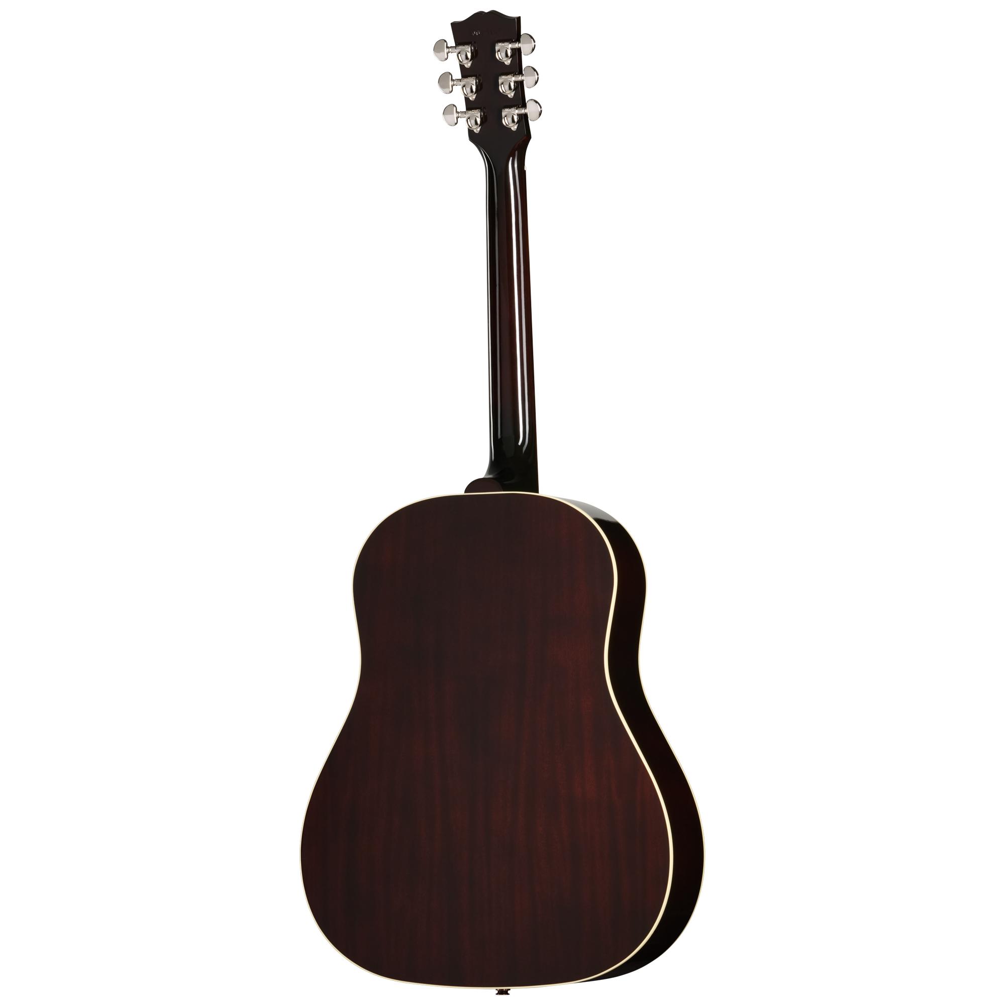 Gibson J-45 Standard Left-handed Electro Acoustic Guitar with Baggs HiFi DNA in Vintage Sunburst - MCRS45HFVSL_4_Back.jpg