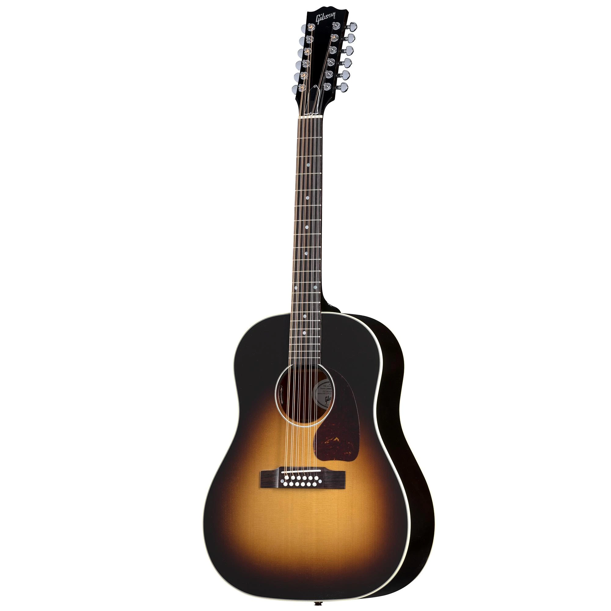 Gibson J-45 Standard 12-String Electro Acoustic Guitar with Baggs HiFi DNA in Vintage Sunburst - MCRS4512VS_3_Front.jpg