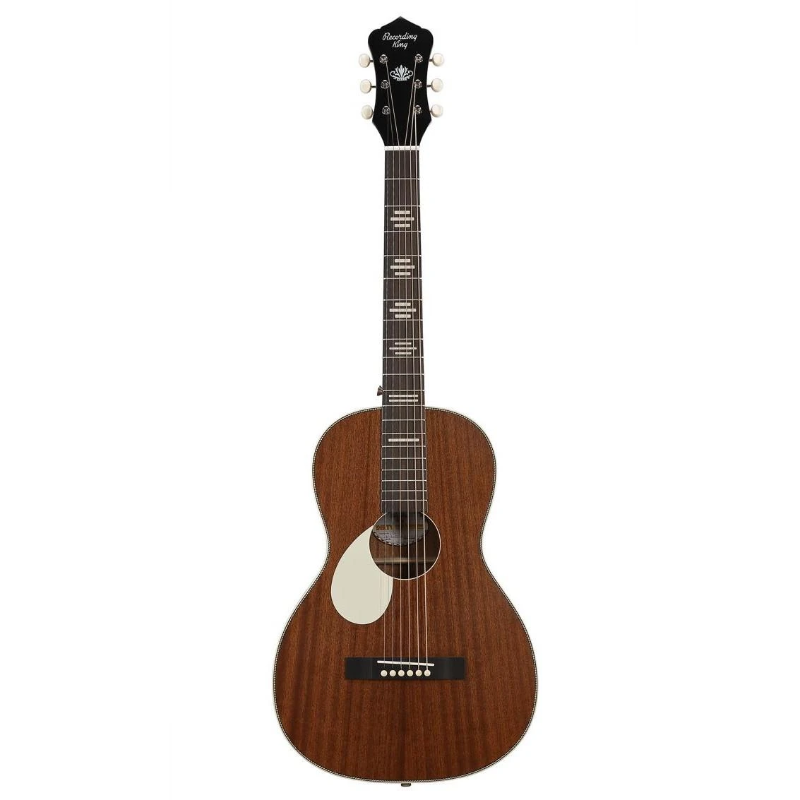 Recording King Dirty 30s Single 0 Parlour Left Handed Electro Acoustic Guitar in Natural Mahogany - RP-30-7L-MA-2.jpg