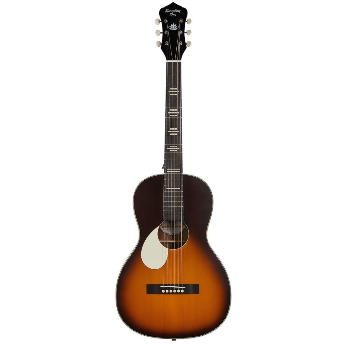 Recording King Dirty 30s Single 0 Parlour Left Handed Acoustic Guitar in Vintage Burst - RP-30-7L-VB-2.jpg