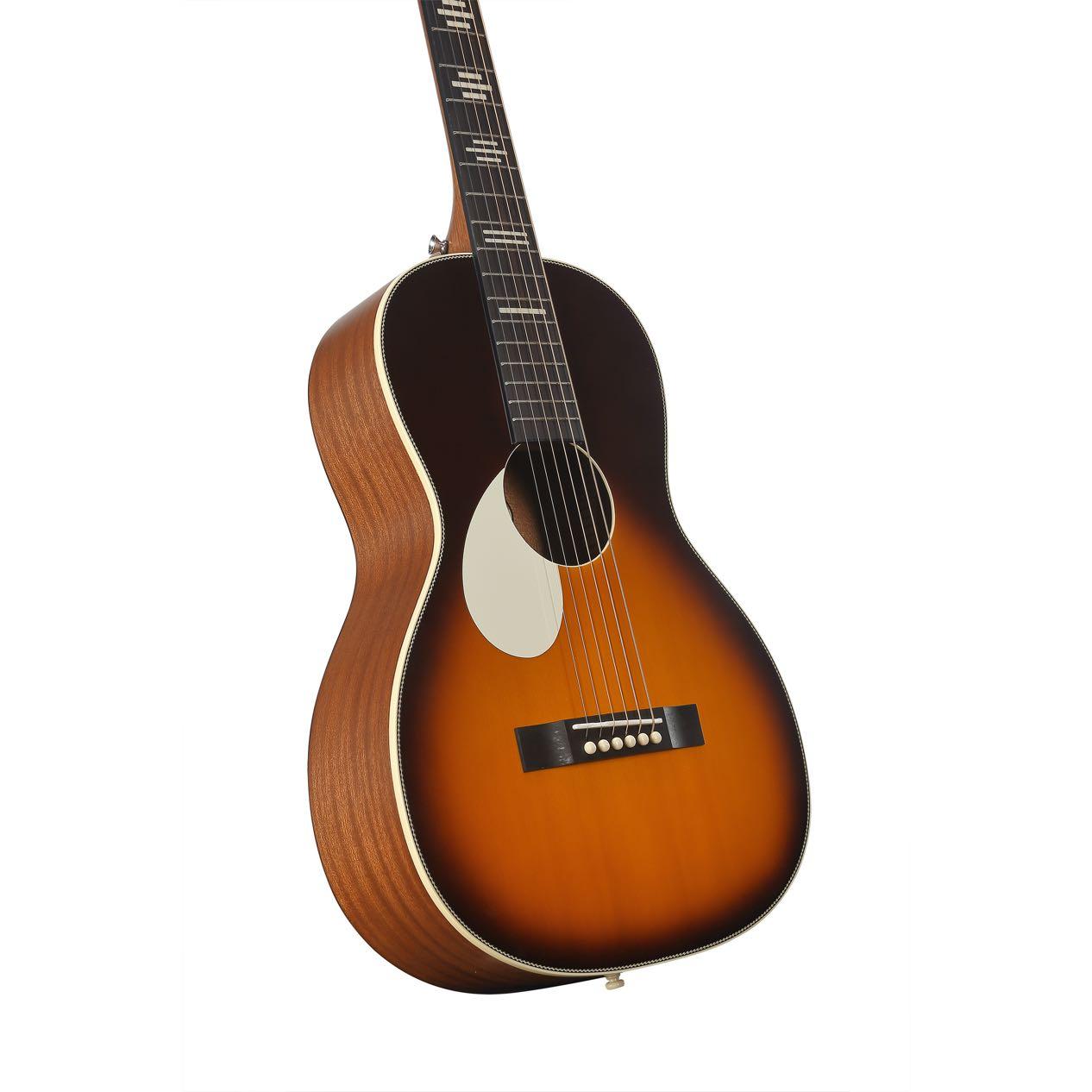 Recording King Dirty 30s Single 0 Parlour Left Handed Acoustic Guitar in Vintage Burst - RP-30-7L-VB-7.jpg