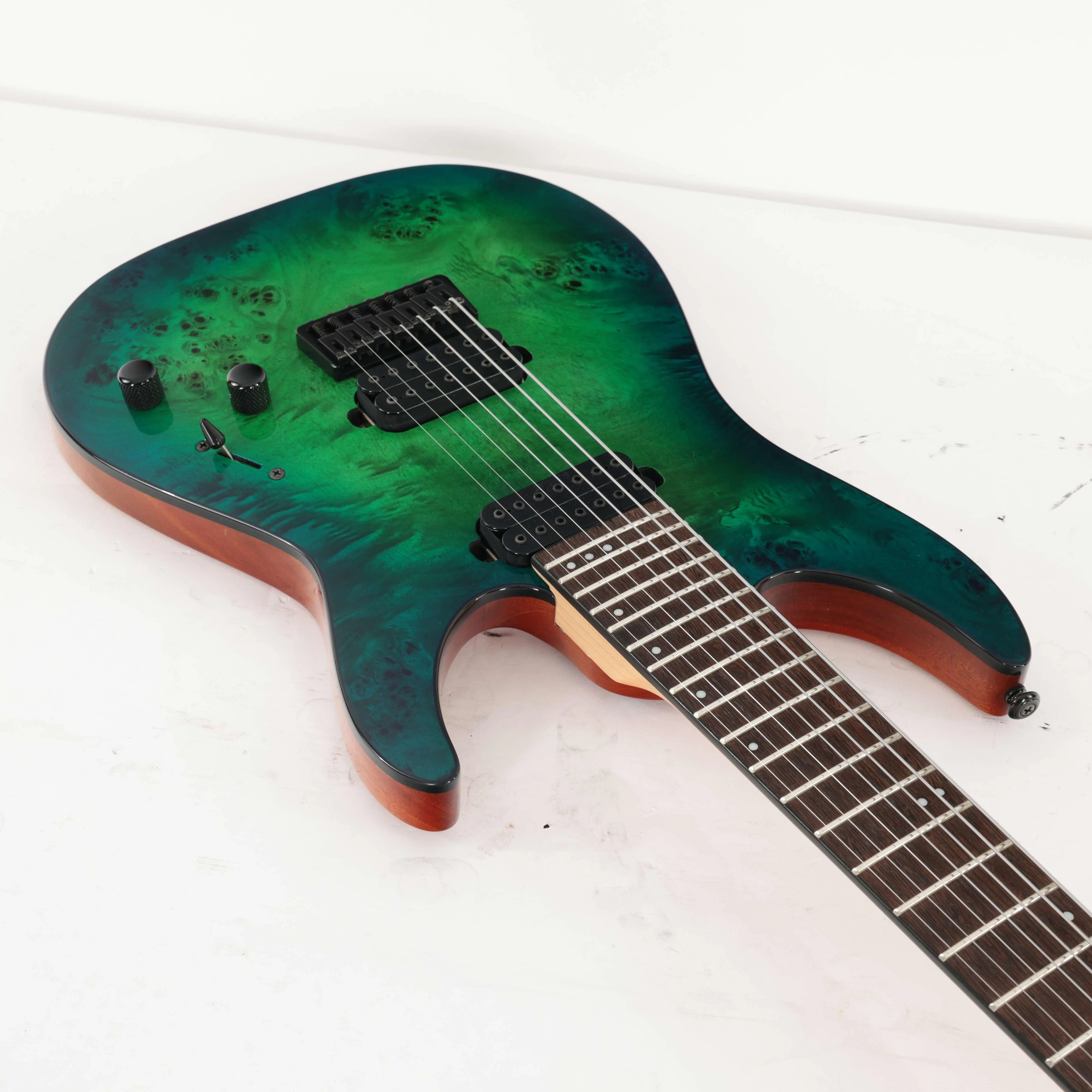 Second Hand Schecter C-7 Pro In Aqua Burst #072 - SH-213-0072 (10).jpg