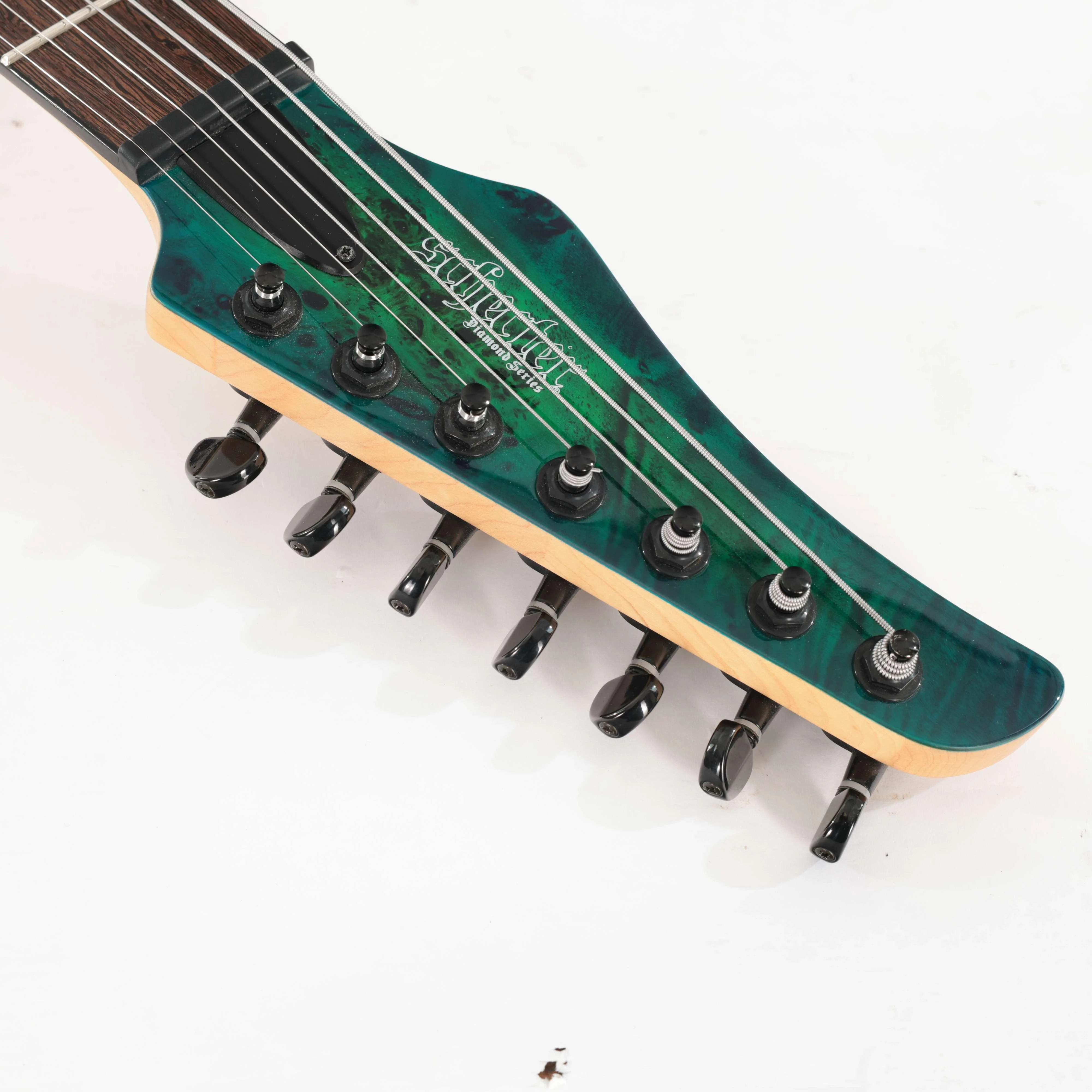 Second Hand Schecter C-7 Pro In Aqua Burst #072 - SH-213-0072 (13).jpg