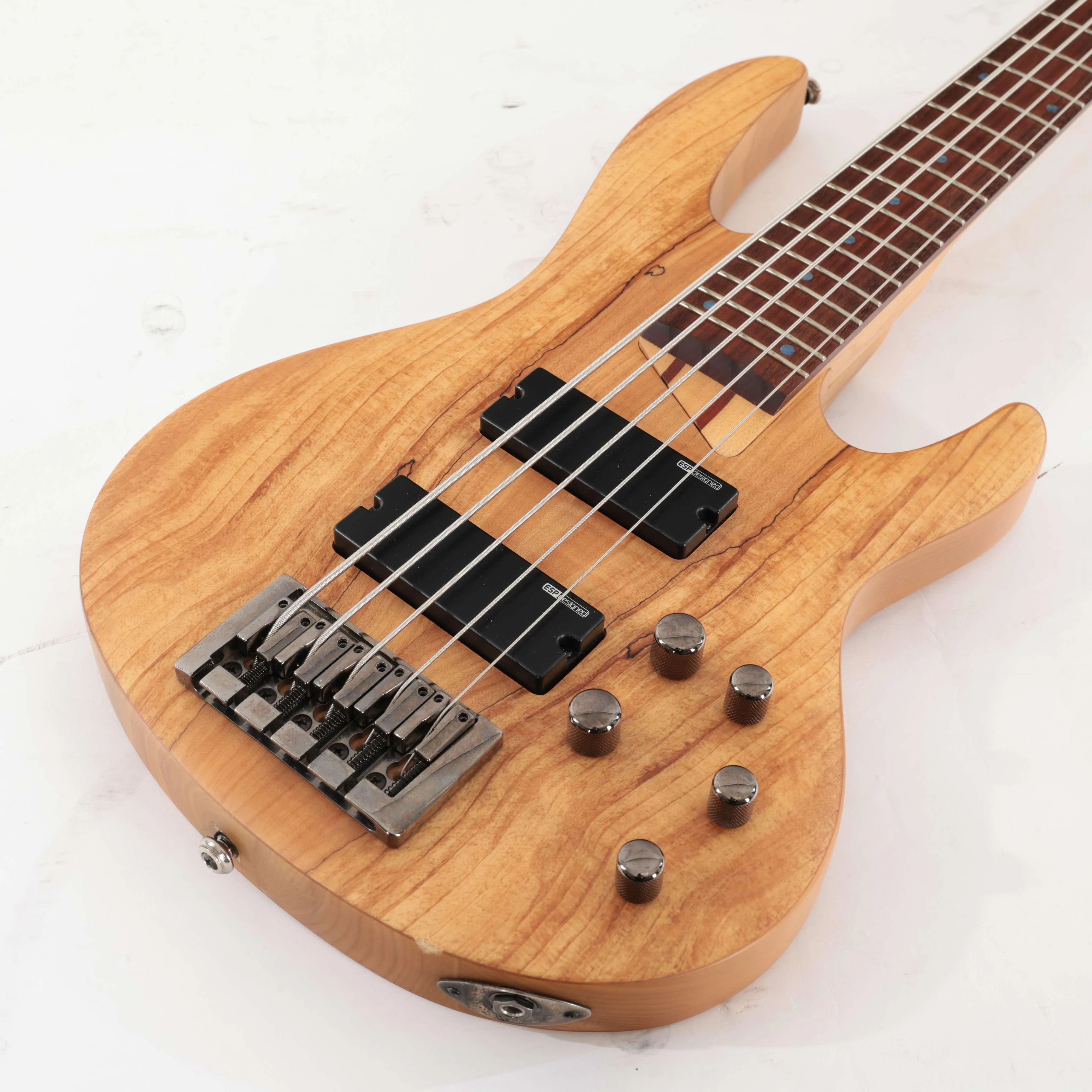 Second Hand ESP LTD B-205SM 5 String Bass Guitar In Natural #871 - SH-197-0871 (6).jpg