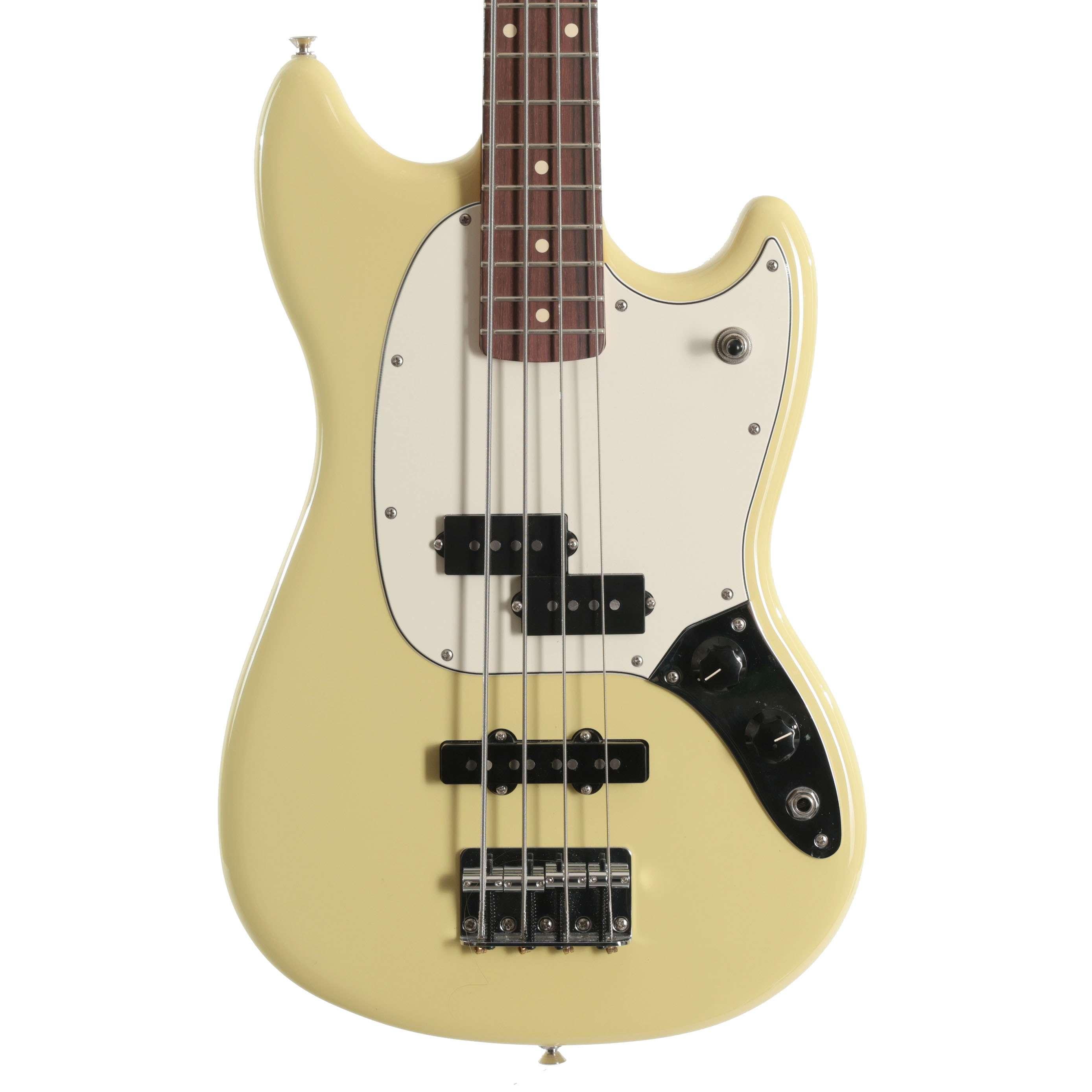 Second Hand Fender Player II Mustang PJ Bass In Hialeah Yellow #731 - SH-197-0731 (1).jpg