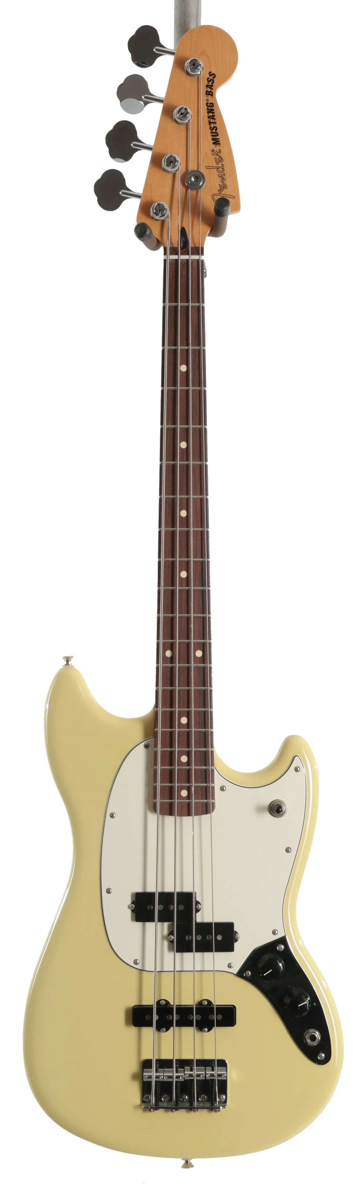 Second Hand Fender Player II Mustang PJ Bass In Hialeah Yellow #731 - SH-197-0731 (2).jpg