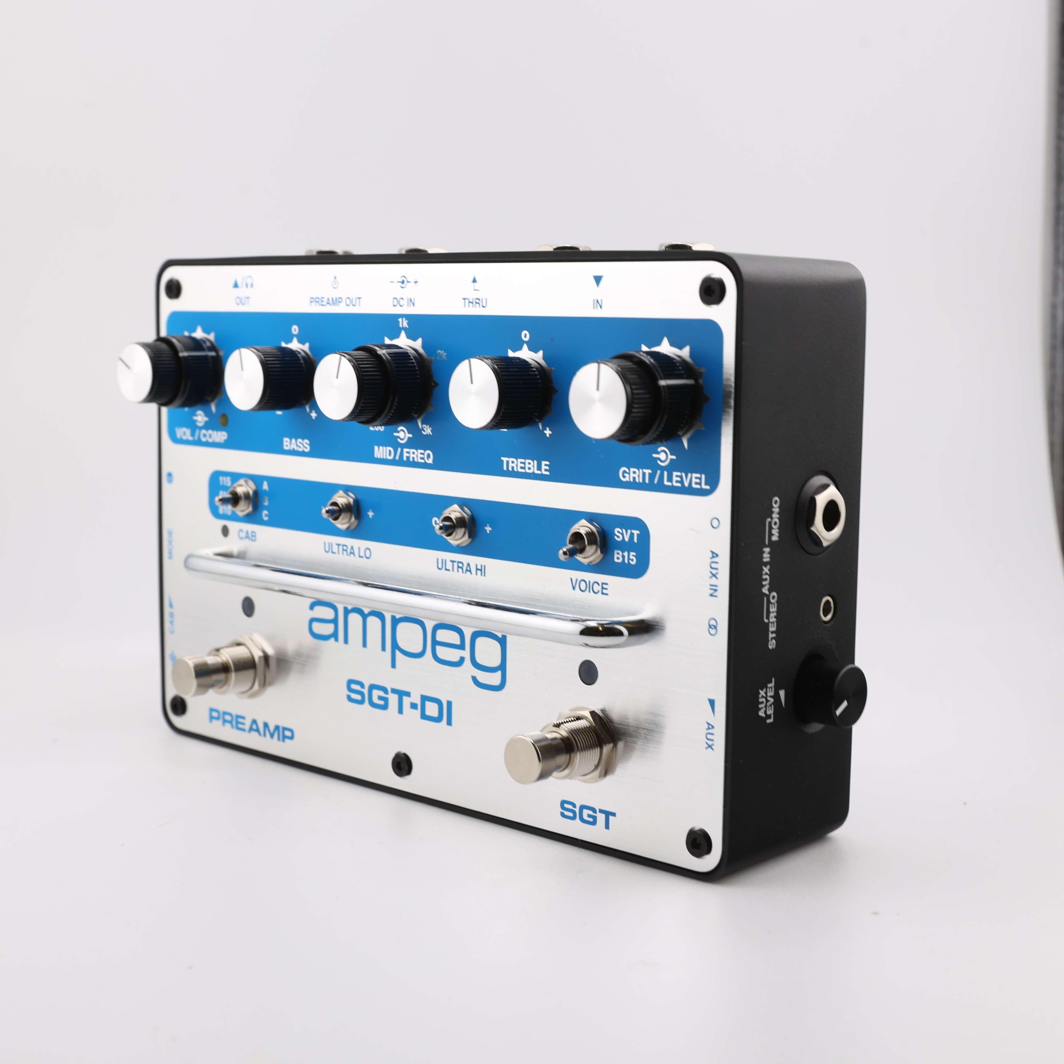 Second Hand Ampeg SGT-DI Bass Preamp And DI Pedal With EQ Compressor Cab Sim IR #147 - SH-130-1147 (4).jpg