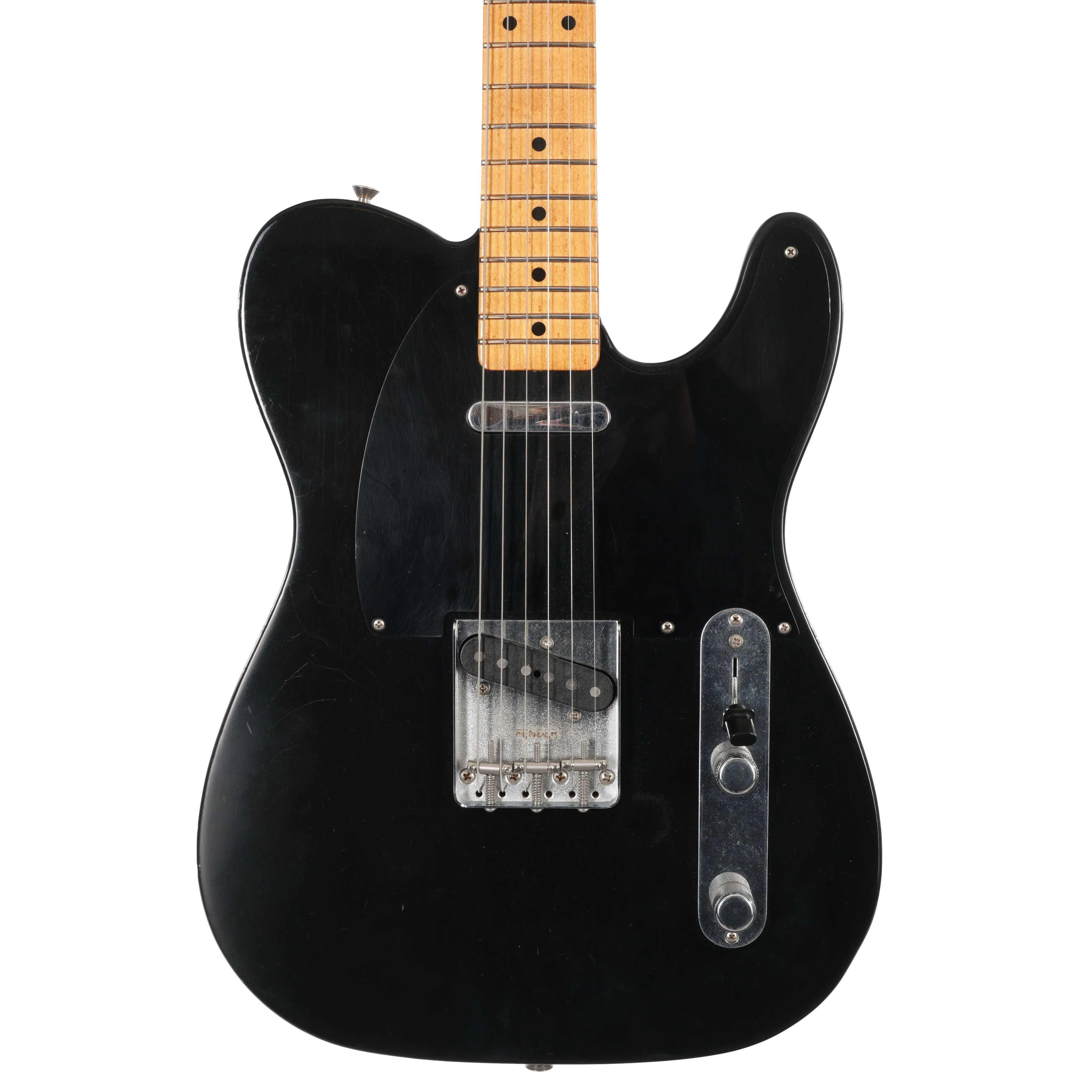 Second Hand Fender FSR Roadworn Double Esquire Electric Guitar In Black #075 - SH-131-0075 (2).jpg